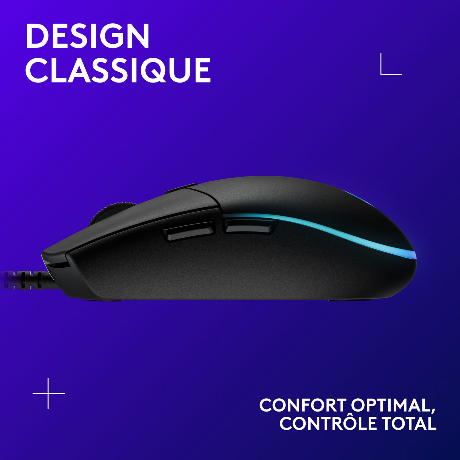 Logitech G203 LIGHTSYNC 8000 DPI Optical Gaming Mouse - Black