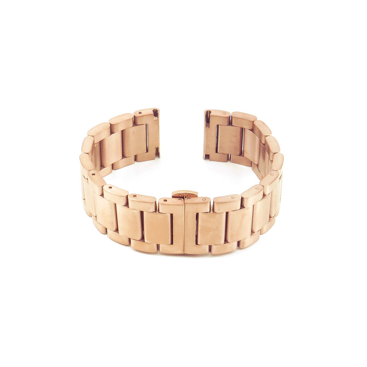 StrapsCo Stainless Steel Bracelet for Michael Kors MKGO Watch - Rose Gold