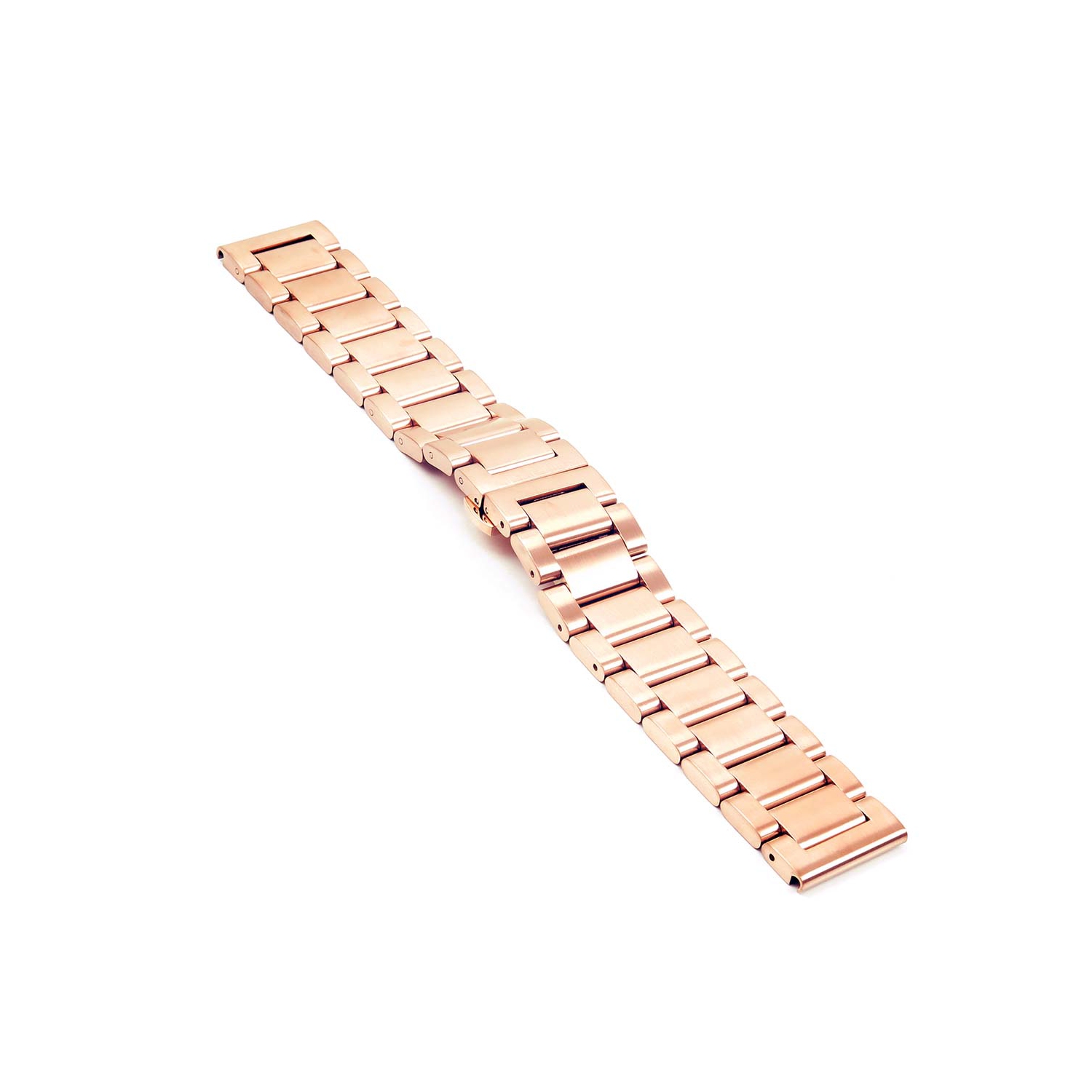 StrapsCo Stainless Steel Bracelet for Diesel On Axial - Rose Gold