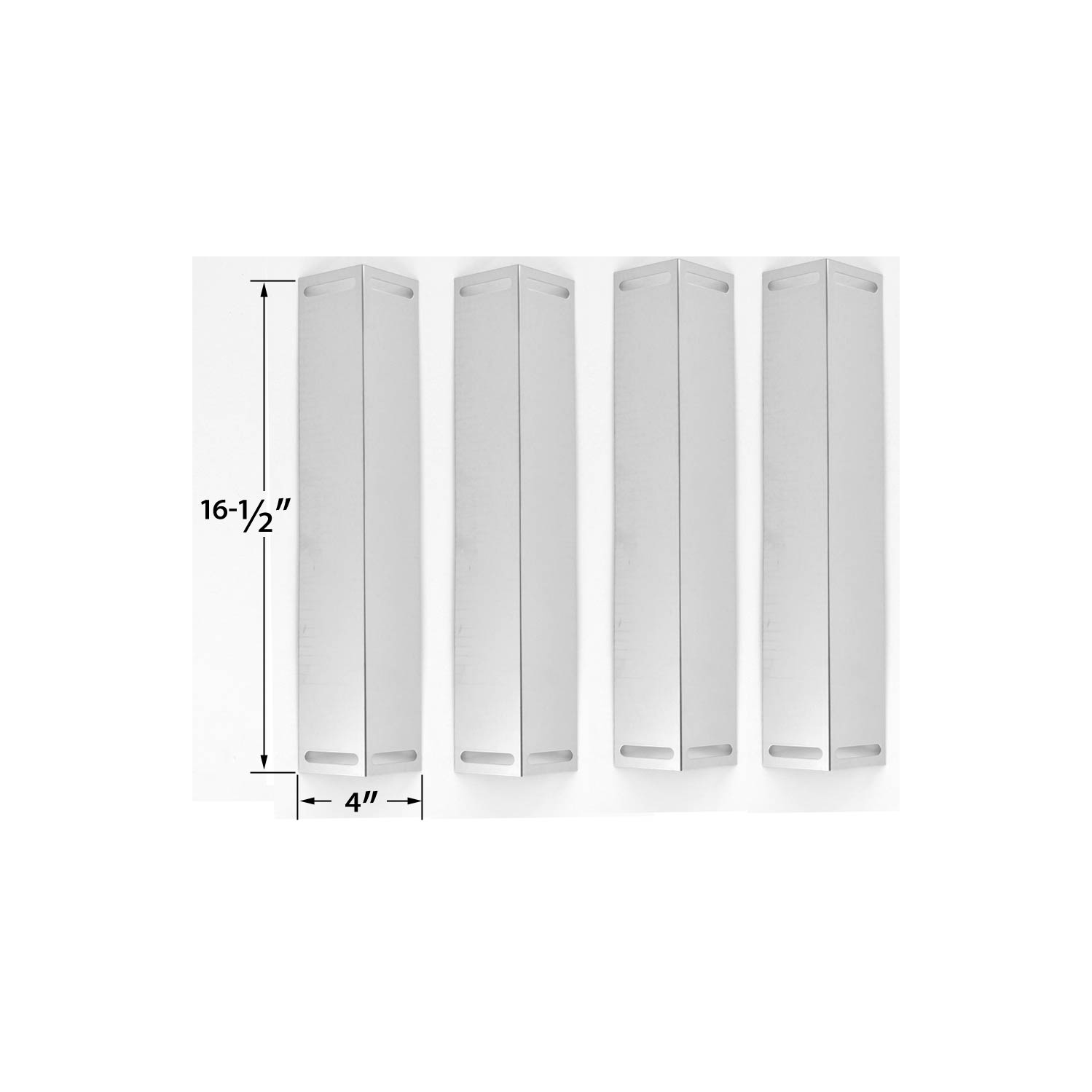 Heat Plate For Charbroil 463210310, 463210511, Brinkmann 810-3800-S, Grill Chef BM616, GC610, GBC976W - 4PK