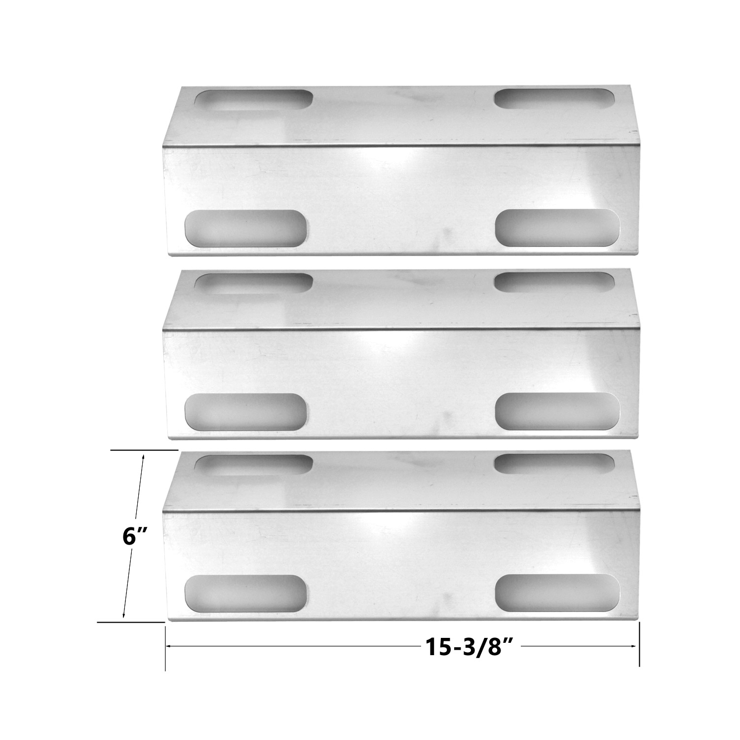 Heat Shield For Ducane 30731101, 30731201, 30731301, 30732101, 30732201, 30732301, 30741101 Gas Models - 3PK