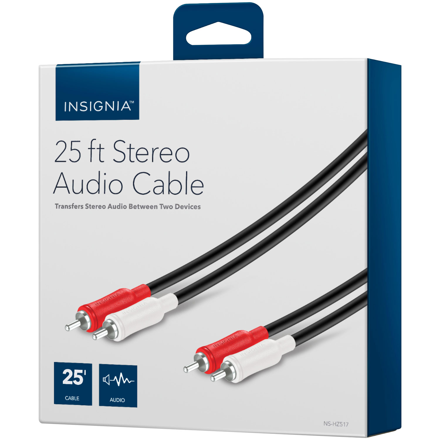 Insignia 7.62m Stereo Audio Cable