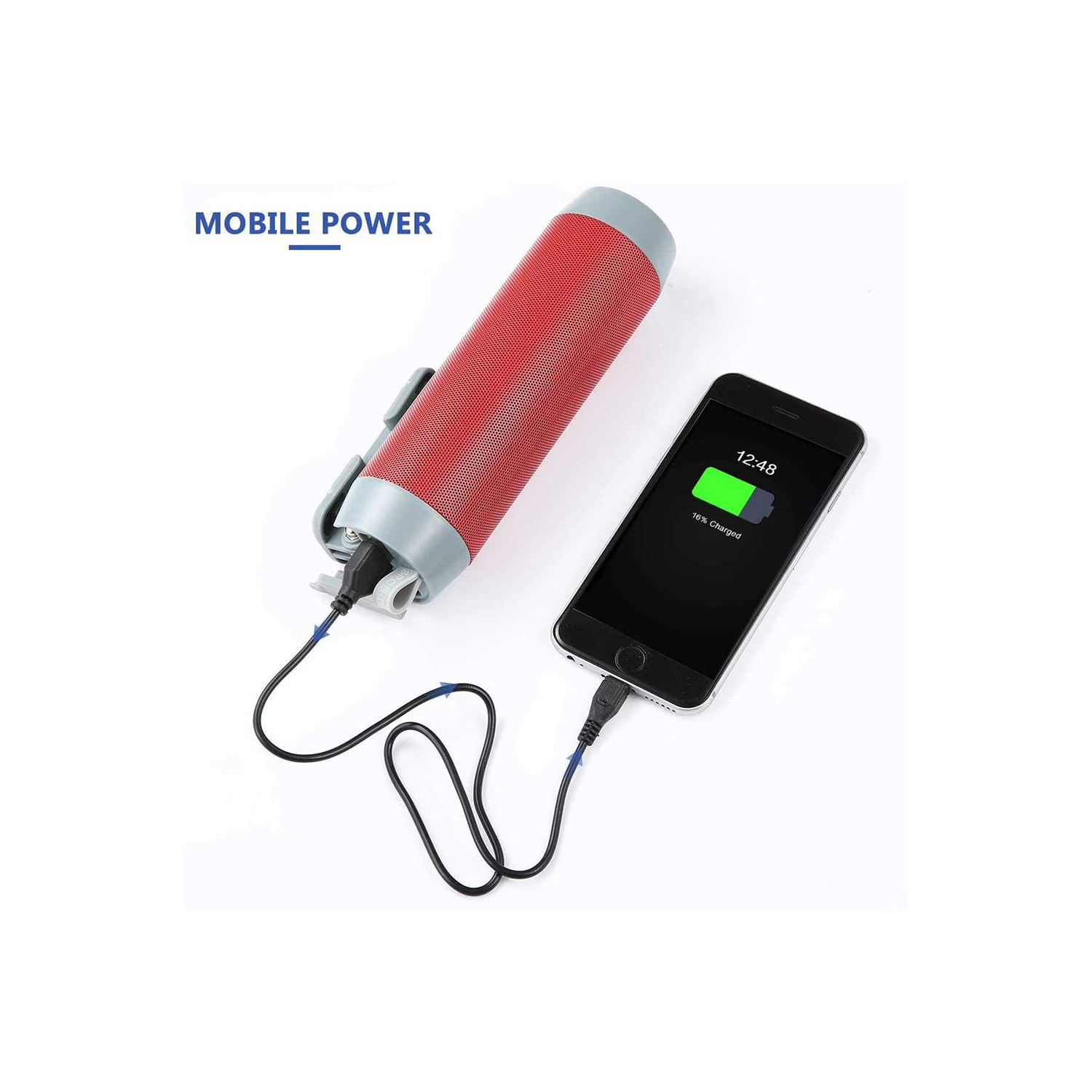 Haut-parleur portatif sans fil Bluetooth Lifestyle HD Soul de Stimula résistant aux éclaboussures iPhone d'Apple Android, perche à égoportrait,