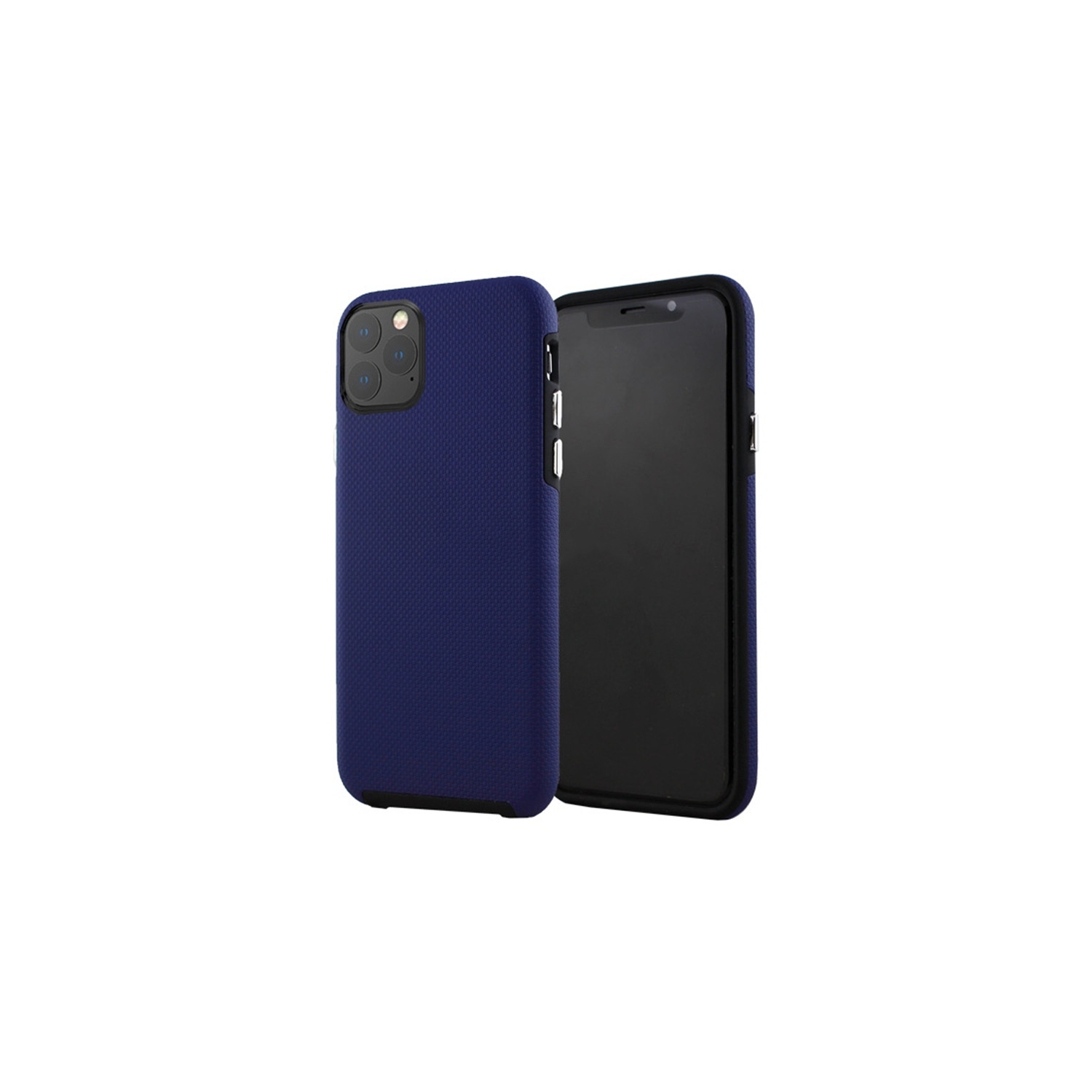 【CSmart】 Slim Fitted Hybrid Hard PC Shell Shockproof Scratch Resistant Case Cover for iPhone 11 Pro, Navy