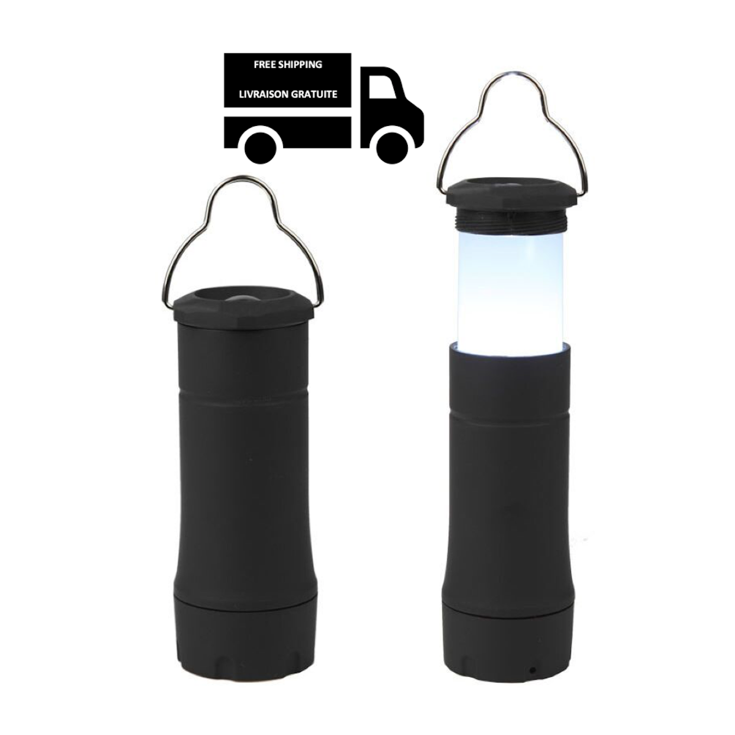 Stimula Lifestyle - Ultraled - Military Grade Powerful Mini Pocket Flashlight & Lamp with a 50,000 Hours LED Life – Black