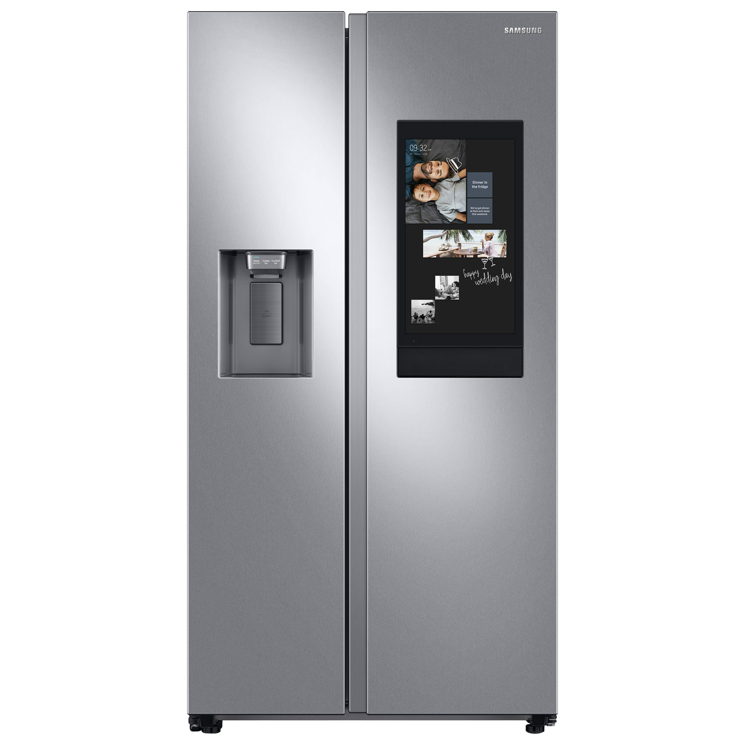 Samsung Family Hub 36" 21.5 Cu. Ft. Side-By-Side Refrigerator (RS22T5561SR/AA) - Stainless Steel