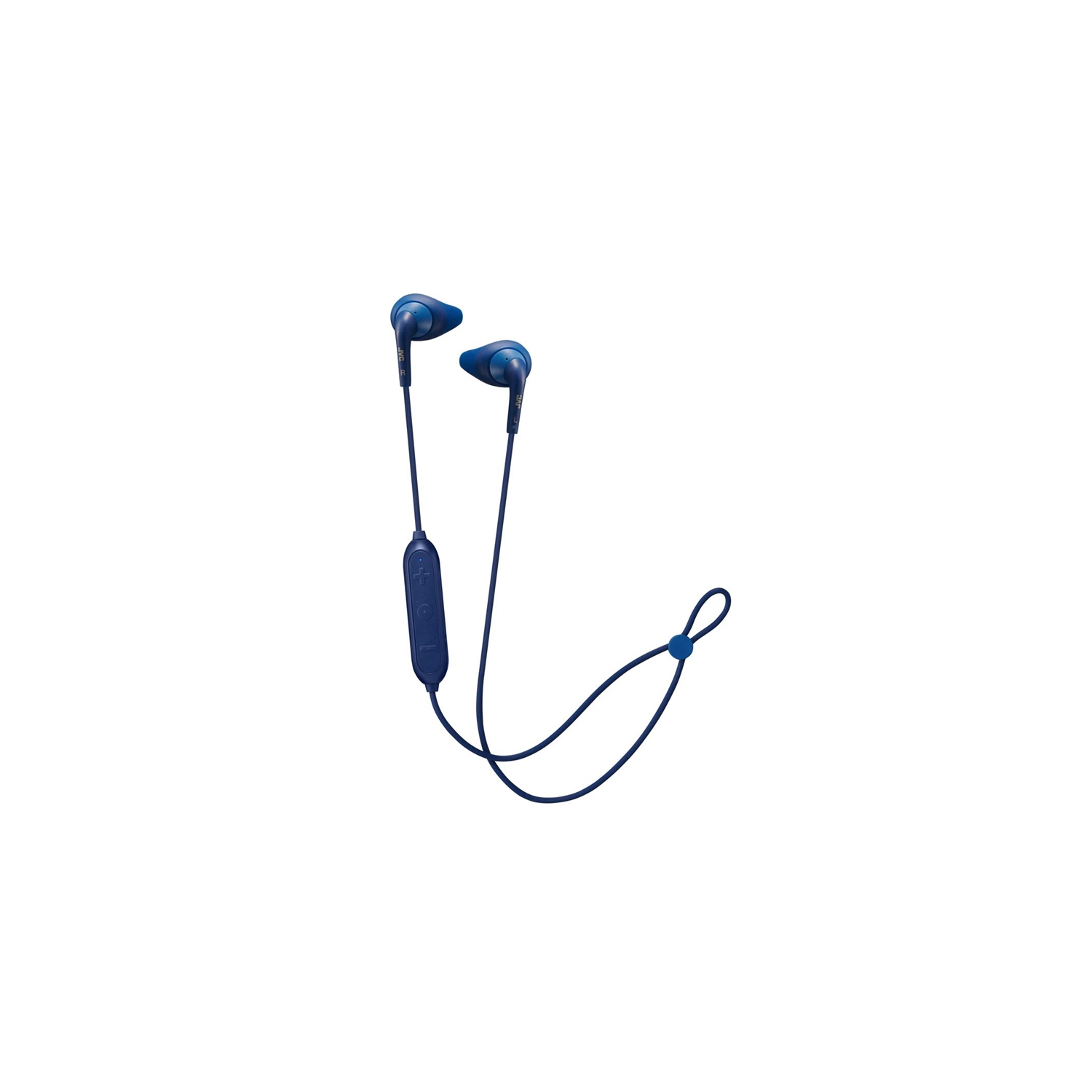 JVC HA-EN15W-A - Sport In-Ear Headphones, Wireless, Bluetooth 5.0 With Microphone and Remote Control, Blue