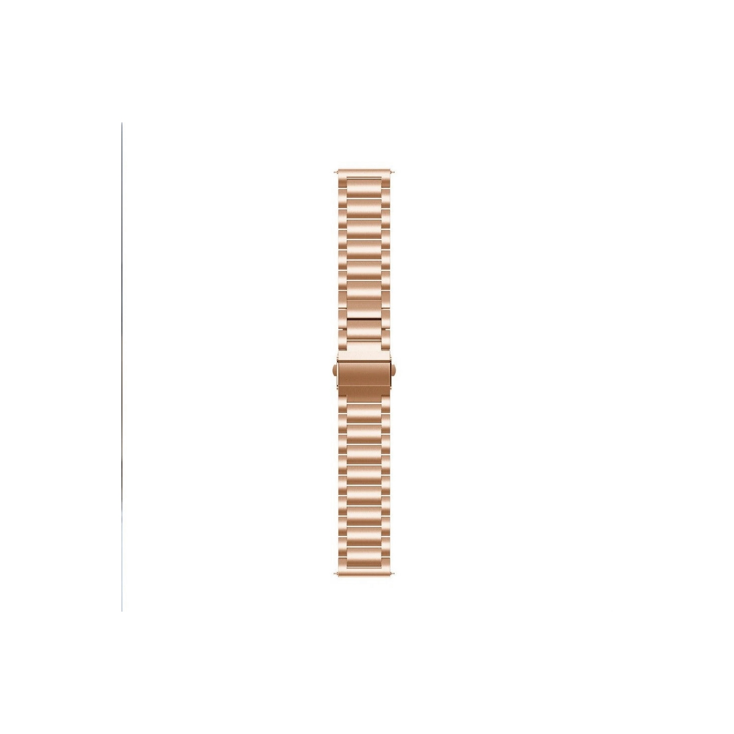 StrapsCo Stainless Steel Oyster Bracelet for Skagen Falster 3 - Rose Gold