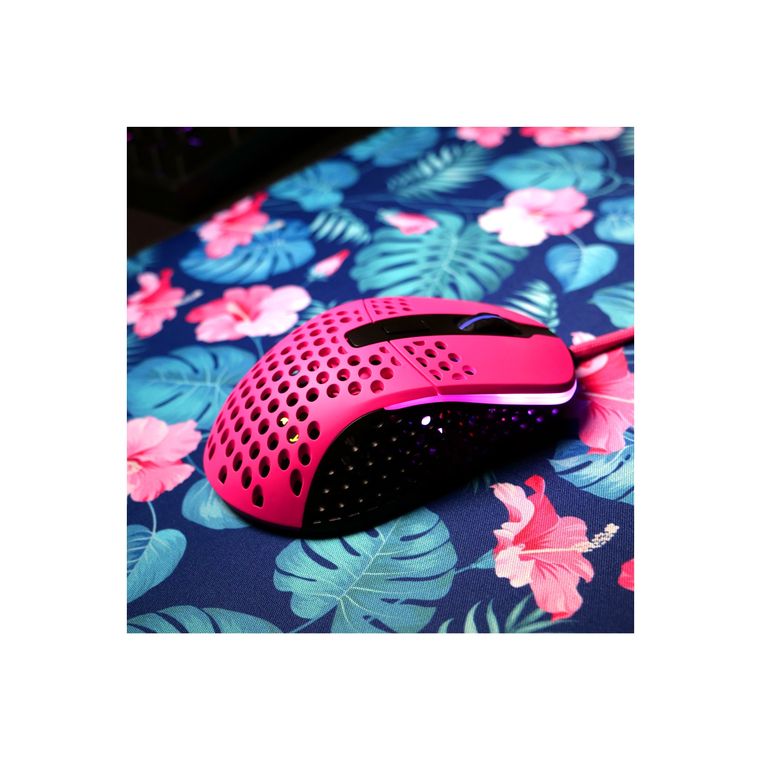 Xtrfy M4 RGB Lightweight Gaming Mouse - Pink