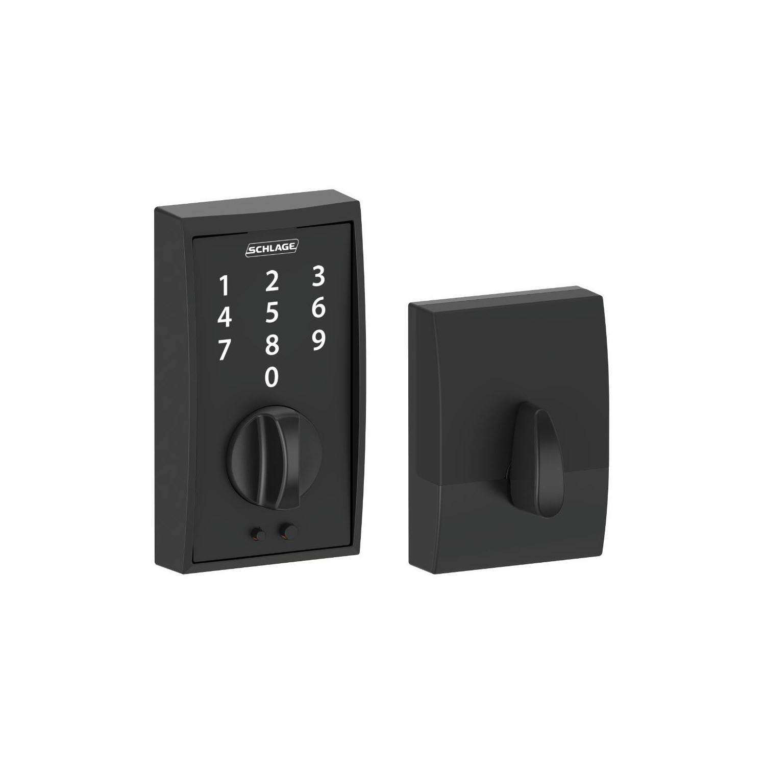 SCHLAGE TOUCH BE375D CEB 622 TOUCHSCREEN DEADBOLT CENTURY MATTE BLAC