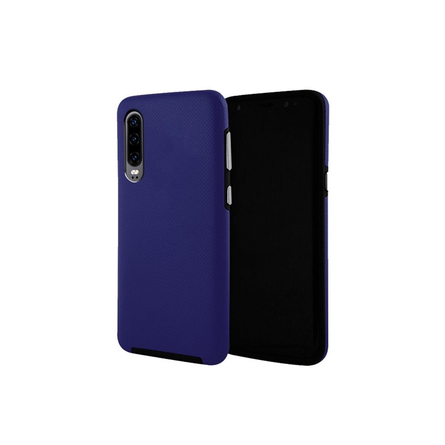 【CSmart】 Slim Fitted Hybrid Hard PC Shell Shockproof Scratch Resistant Case Cover for Samsung Galaxy A70, Navy