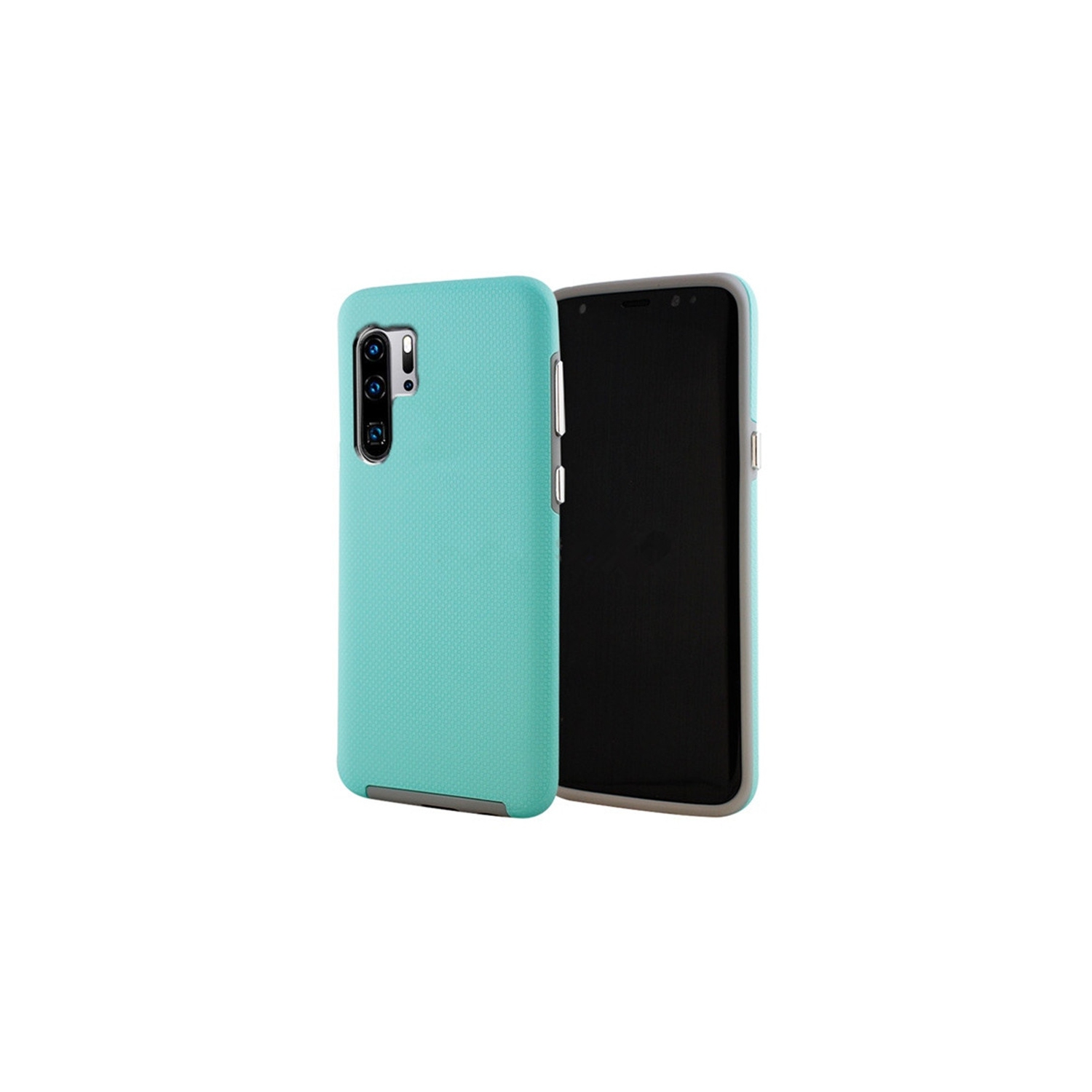 【CSmart】 Slim Fitted Hybrid Hard PC Shell Shockproof Scratch Resistant Case Cover for Samsung Galaxy Note 10 Plus, Mint