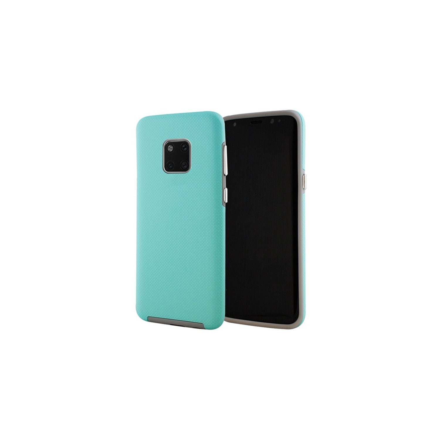 【CSmart】 Slim Fitted Hybrid Hard PC Shell Shockproof Scratch Resistant Case Cover for Huawei Mate 20 Pro, Mint