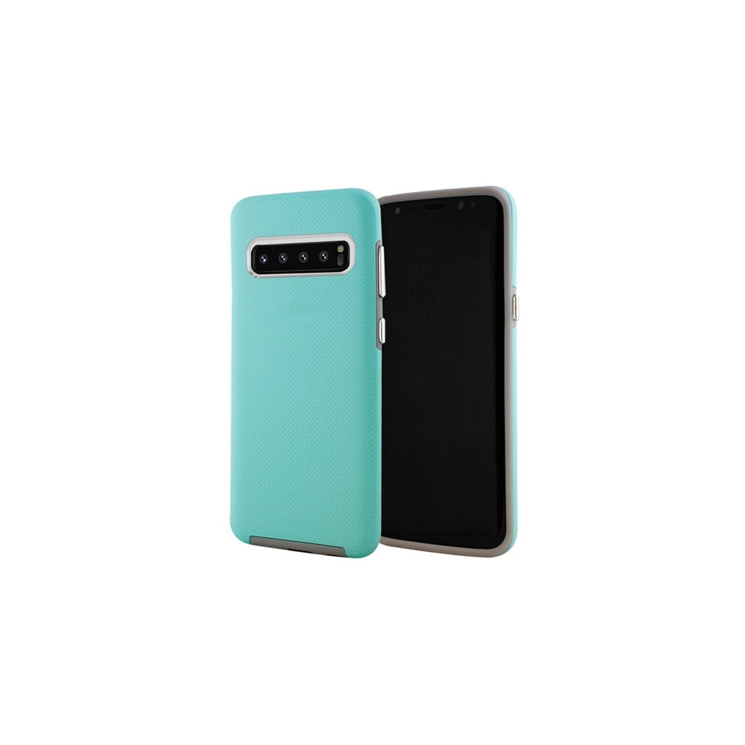 【CSmart】 Slim Fitted Hybrid Hard PC Shell Shockproof Scratch Resistant Case Cover for Samsung Galaxy S10e, Mint