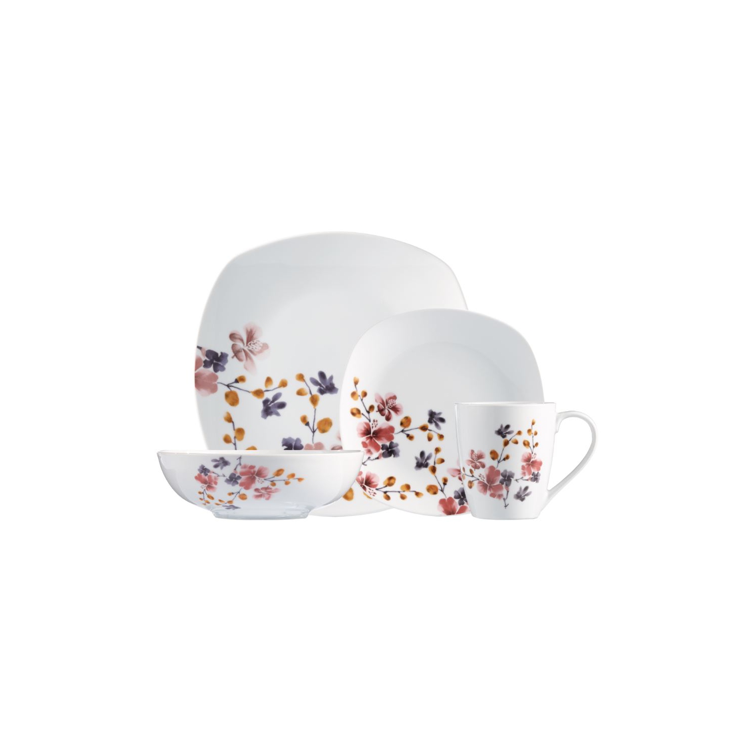 Ensemble À Diner 16Pc Bloom