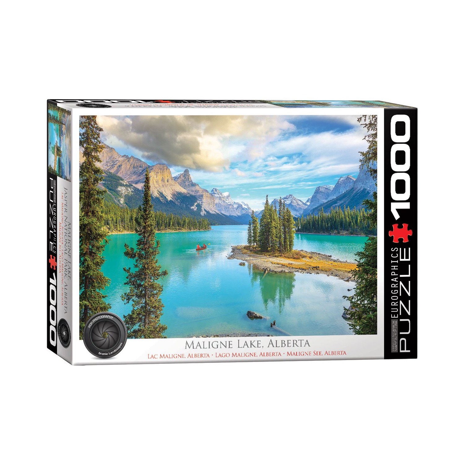 Eurographics - Maligne Lake, Alberta, 1000 PC Puzzle