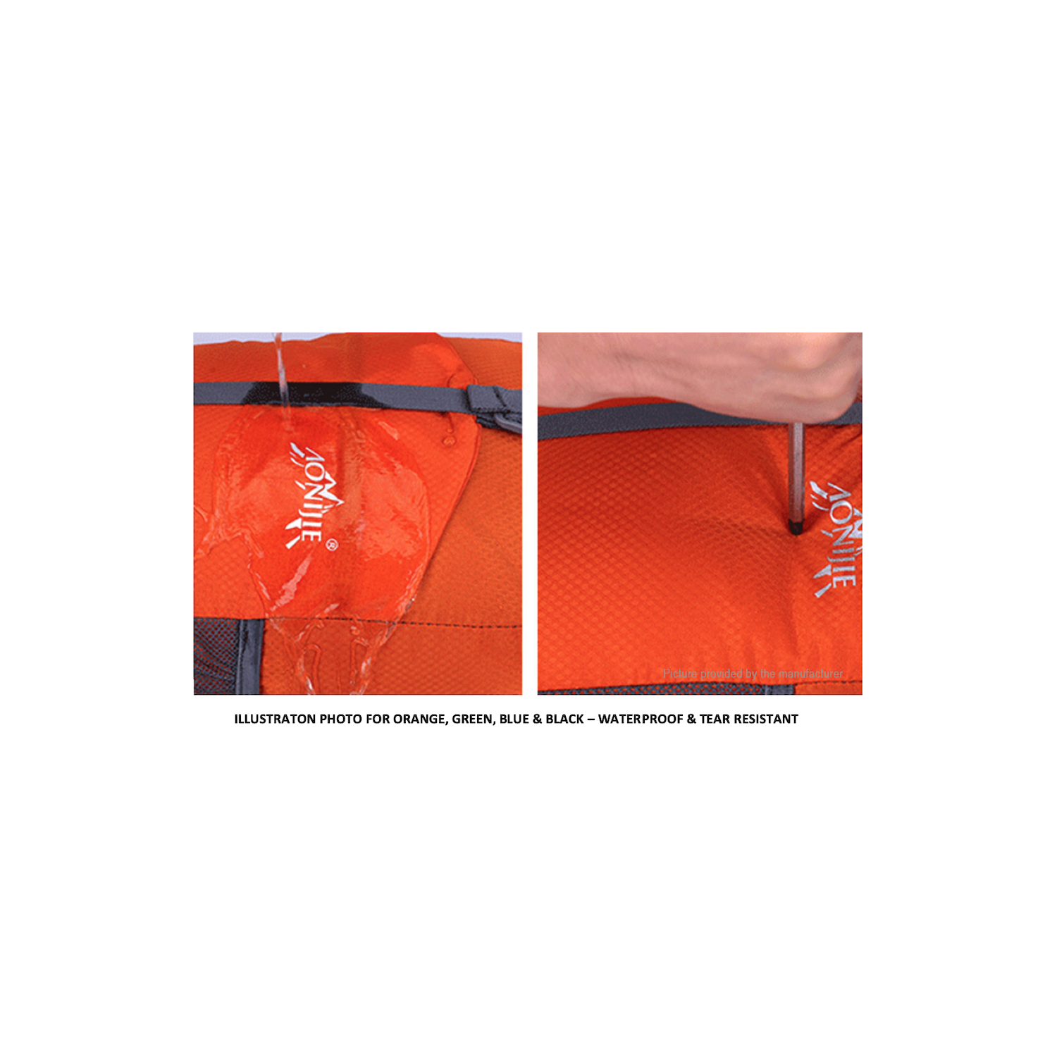 Sac à dos pliable compact léger et repliable Lifestyle de Stimula Sac de sport 20&nbsp;L résistant à l'eau - Orange