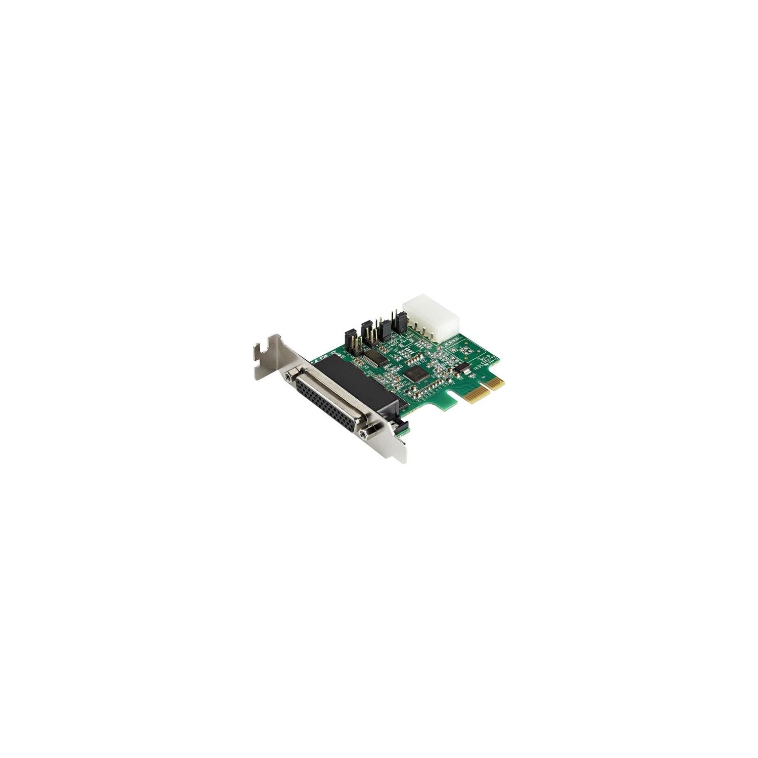StarTech 4 Port PCI Express RS232 Serial Adapter Card - 16950 UART - Low Profile - 256-byte FIFO Cache - PCI E Serial Card