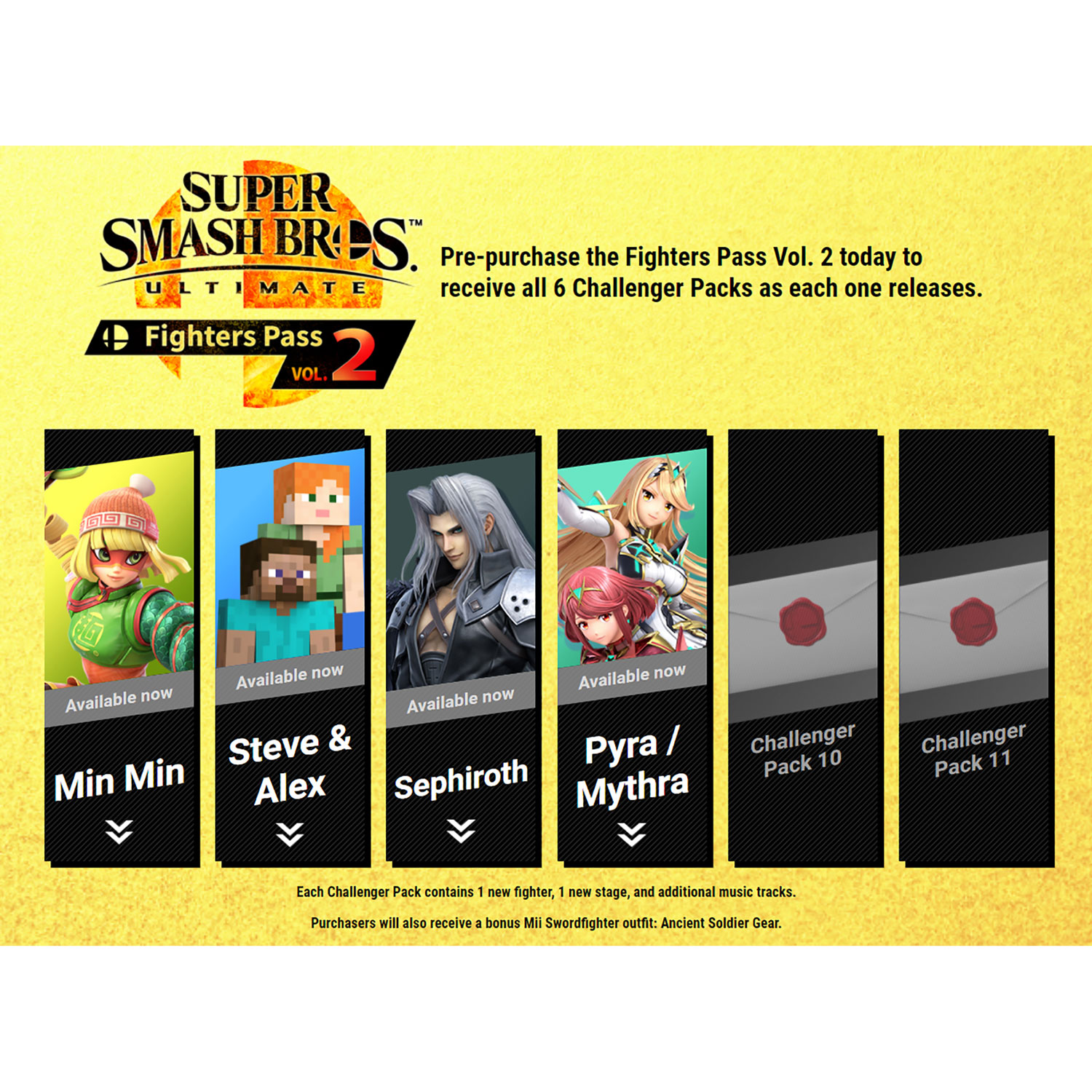 Super Smash Bros Ultimate Fighters Pass Vol. 2 - Digital Download