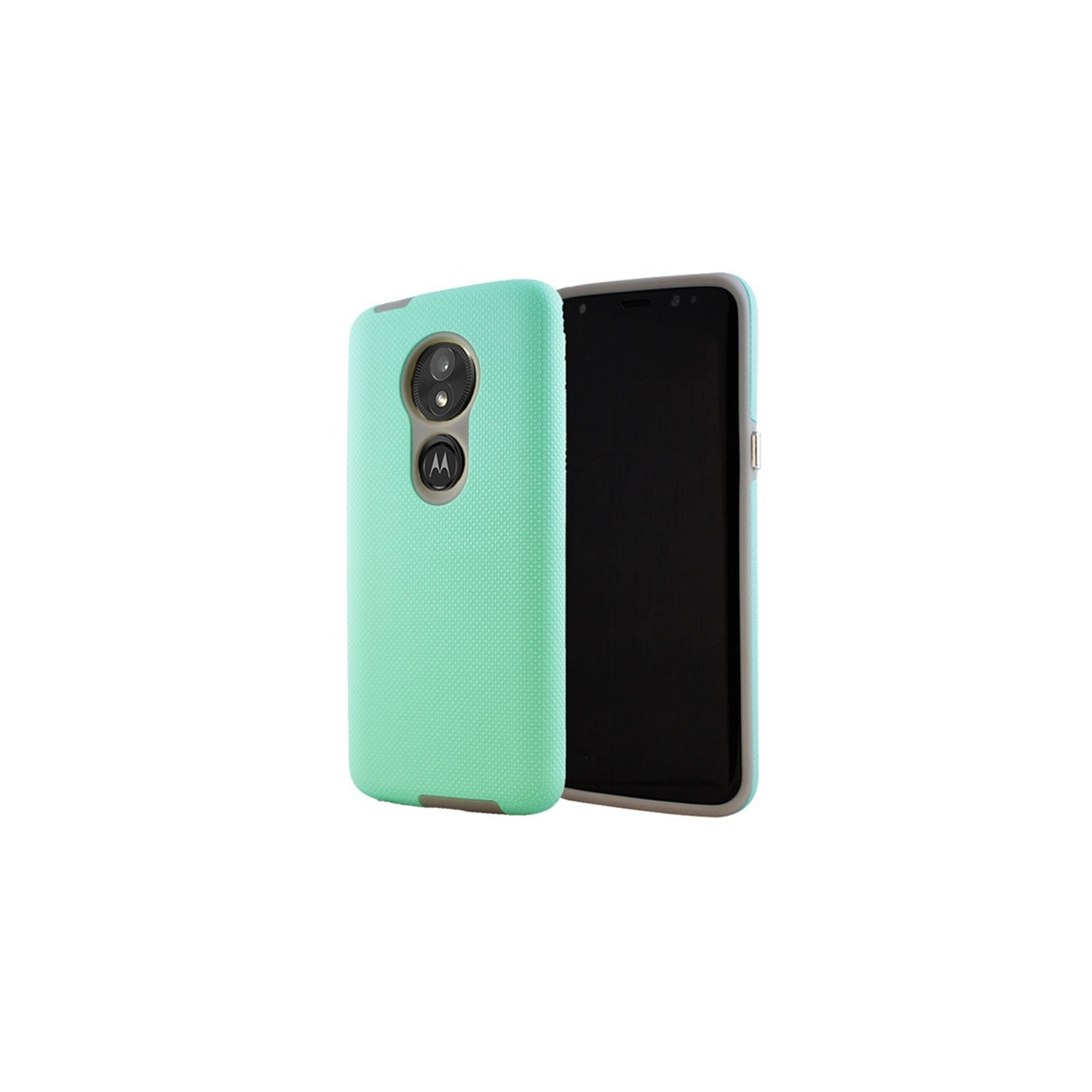 【CSmart】 Slim Fitted Hybrid Hard PC Shell Shockproof Scratch Resistant Case Cover for Motorola Moto G5, Mint