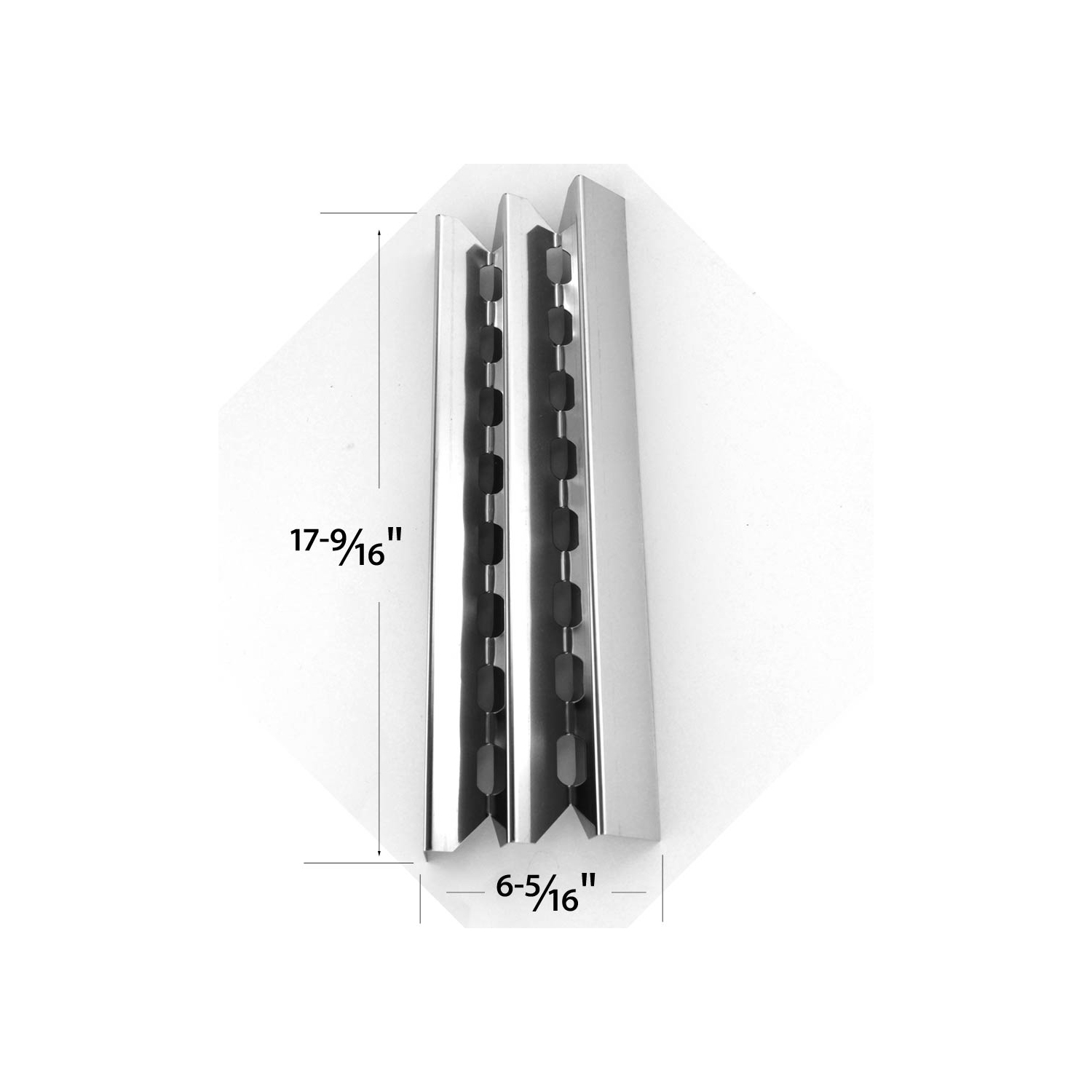 Replacement Heat Plate For Broil King 9565-47, 9588-47, 9761-54, Broil-mate 738289, 738989, Huntington & Sterling Models-3PK