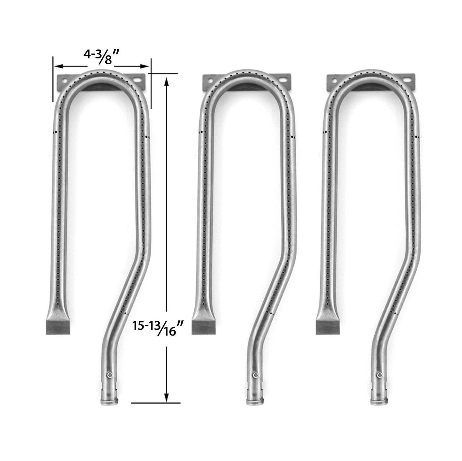 Grill Burner For Jenn-air 720-0727, 720-0336, 720-0337, 720-0339, 730-0336, & Nexgrill 730-0337, 730-0339 BBQ Models, 3PK