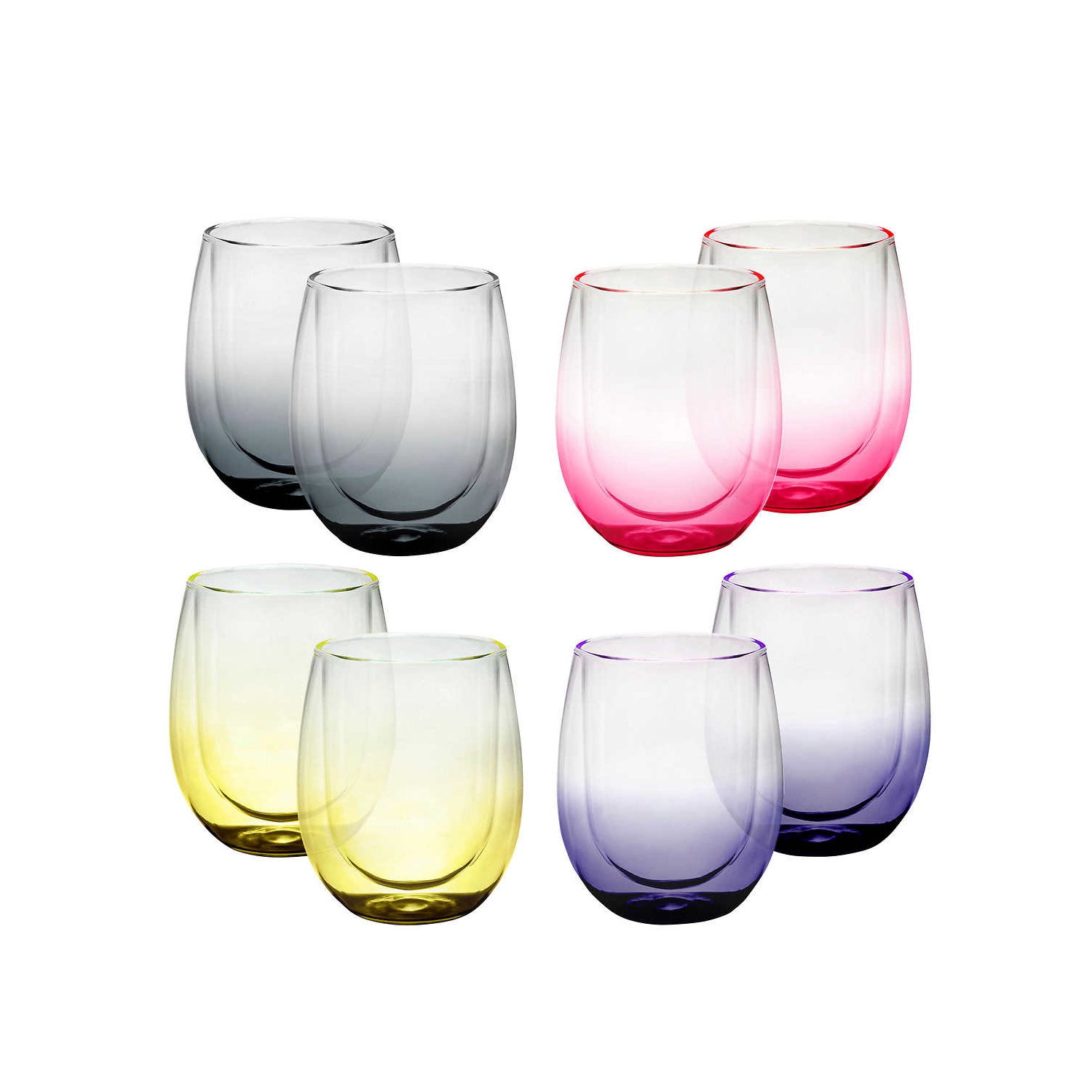 Espresso Glass Double Wall Mug 4PC 80ML Barista