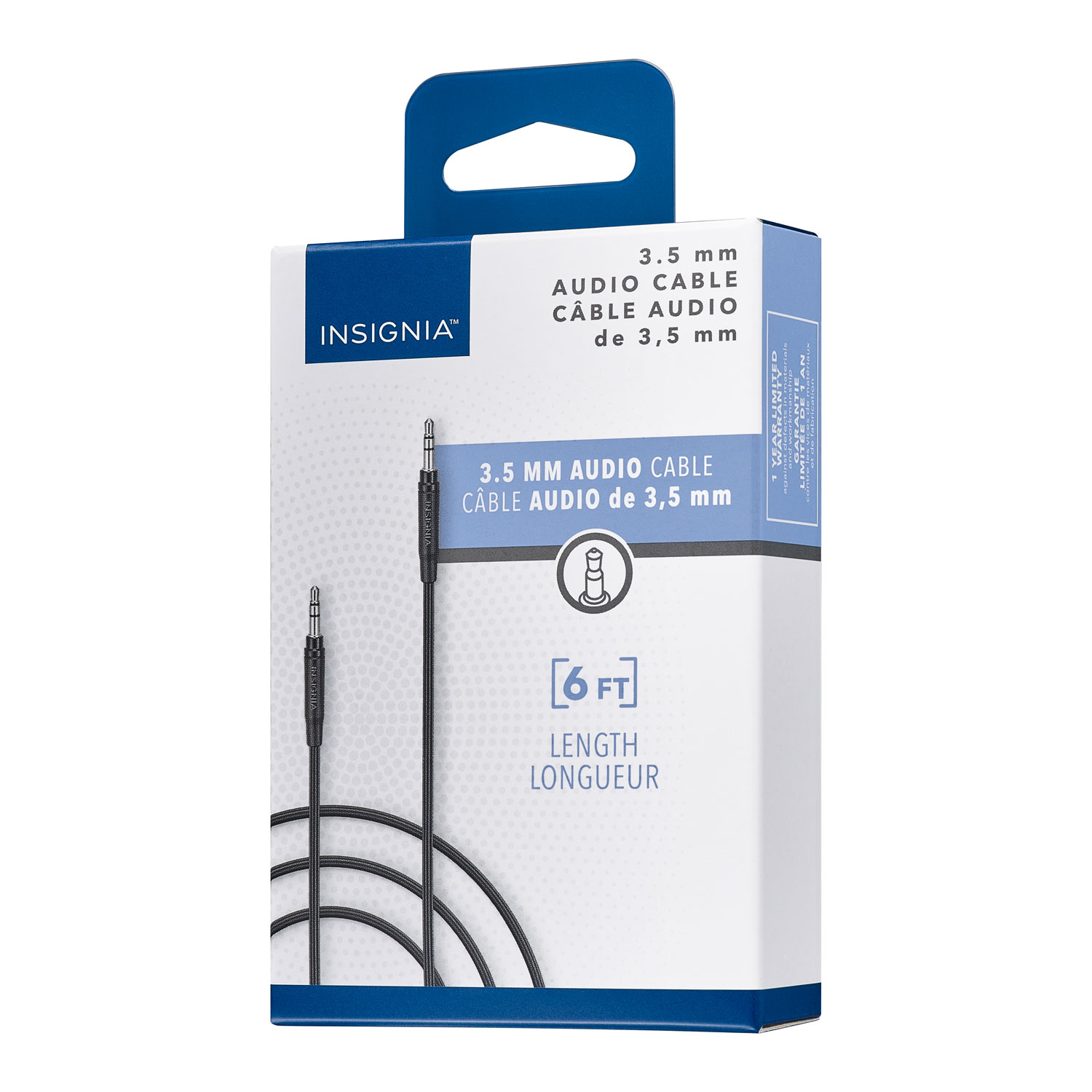 Insignia 1.8m 3.5mm Audio Cable