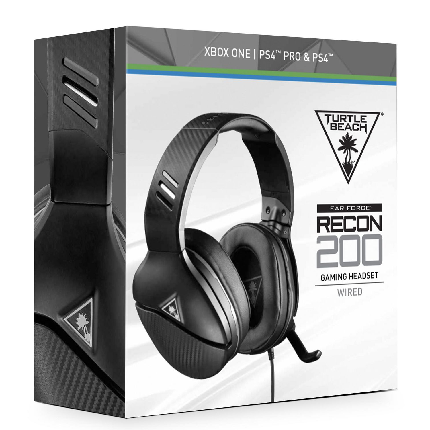 Turtle Beach Recon 200 Amplified Gaming Headset for Xbox One/PlayStation 4 Pro/Nintendo - Black - Refurbished