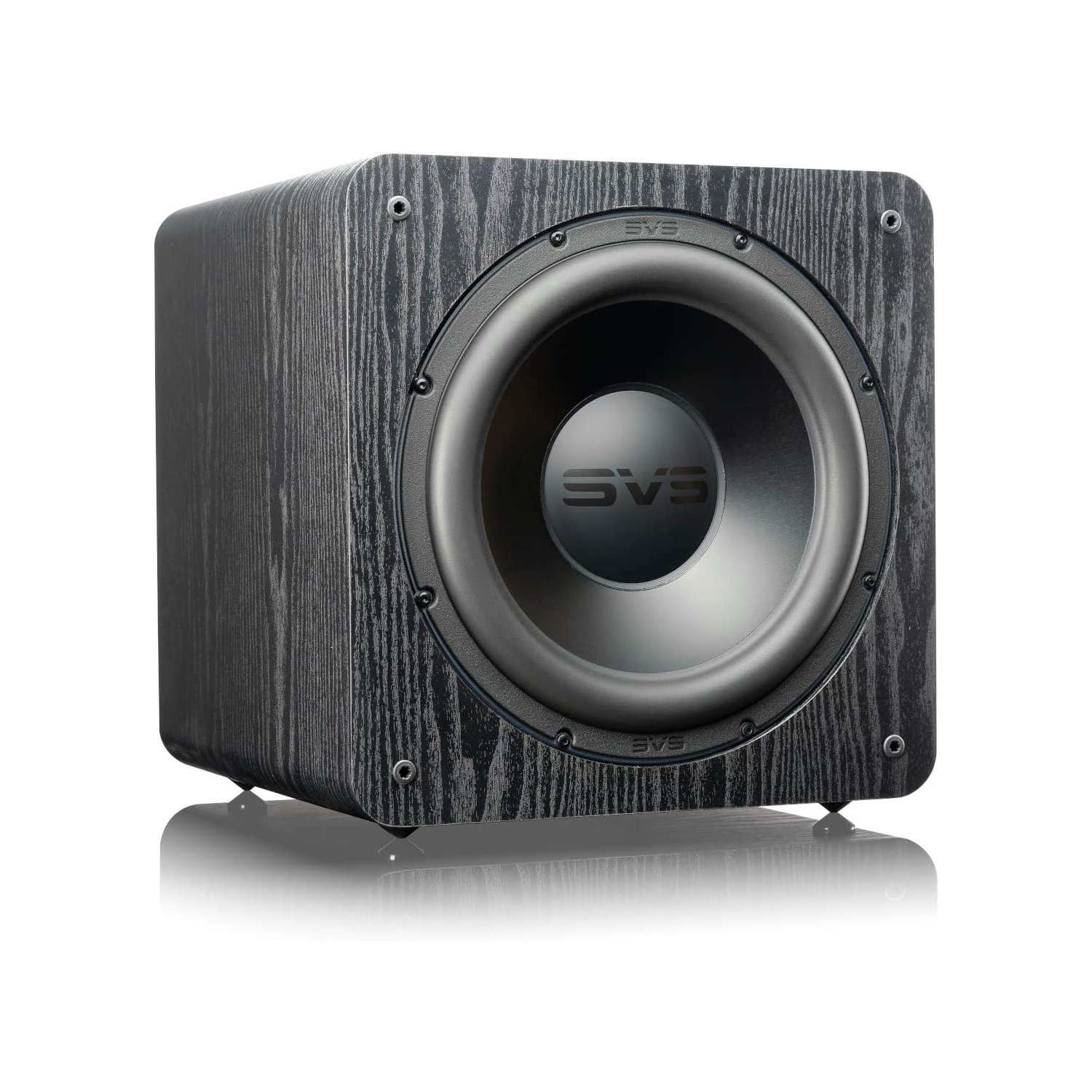 SVS SB-2000 PRO 12-Inch Sealed Box Subwoofer with Sledge STA-550D Amp BLACK ASH