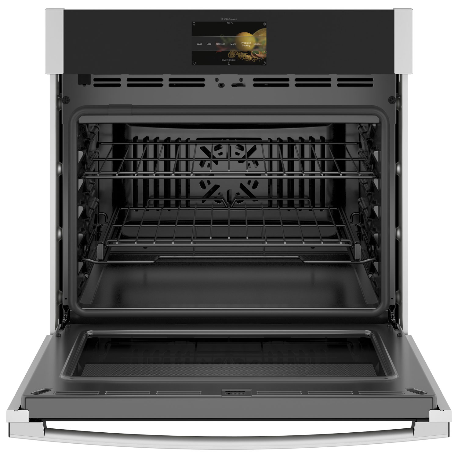GE Profile 30" 5 Cu. Ft. True Convection Electric Wall Oven - Stainless Steel