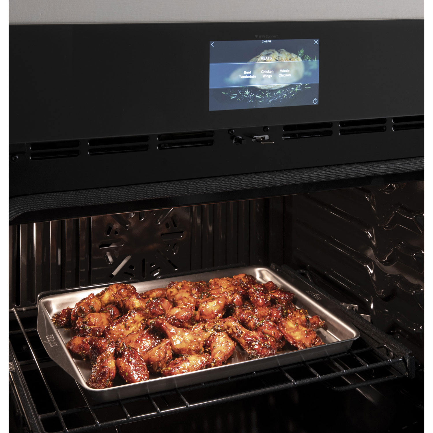 GE Profile 30" 5 Cu. Ft. True Convection Electric Wall Oven - Stainless Steel
