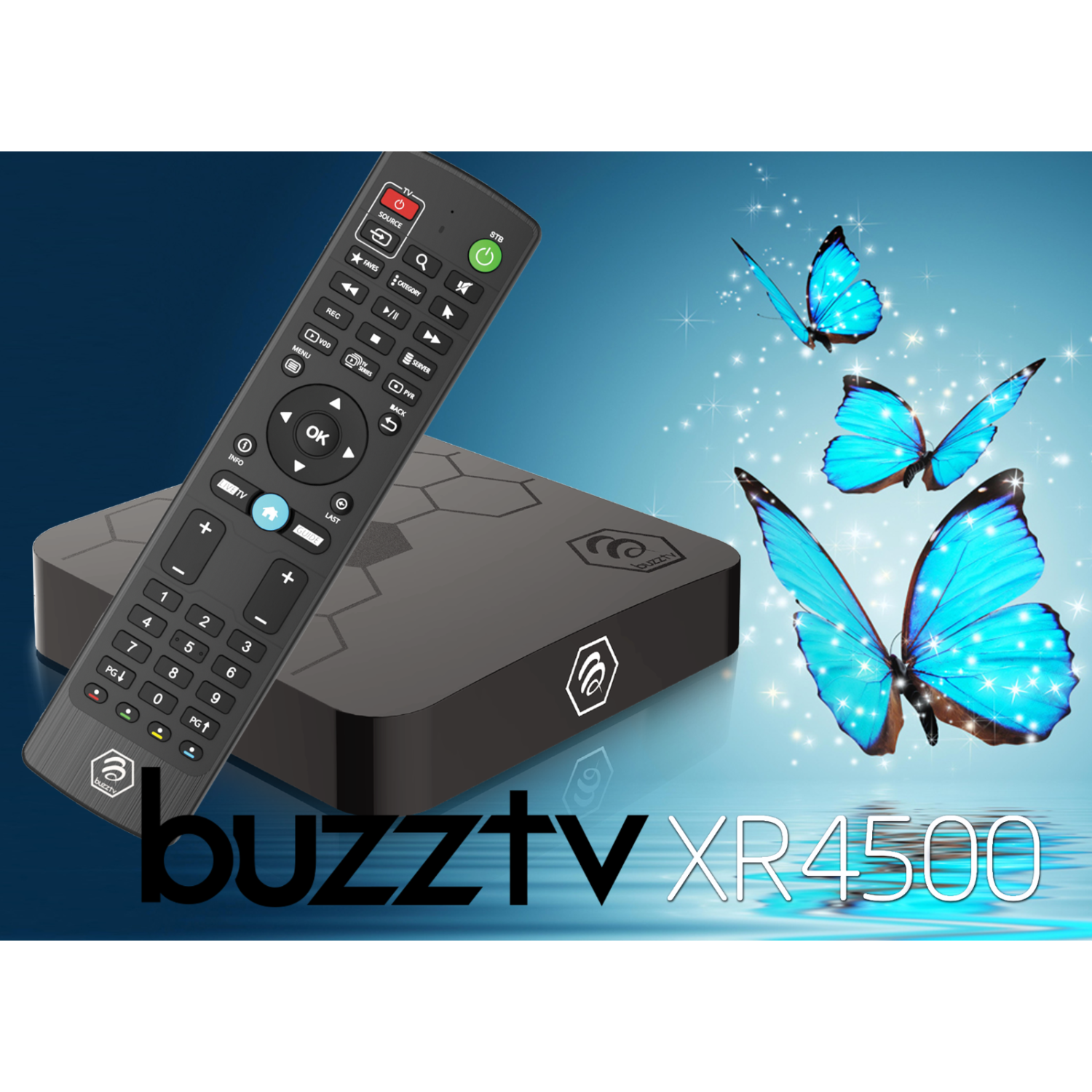 BuzzTV XR 4500 Android 9.0 OTT Set-Top HD 4K TV Box ( 2GB / 16GB )