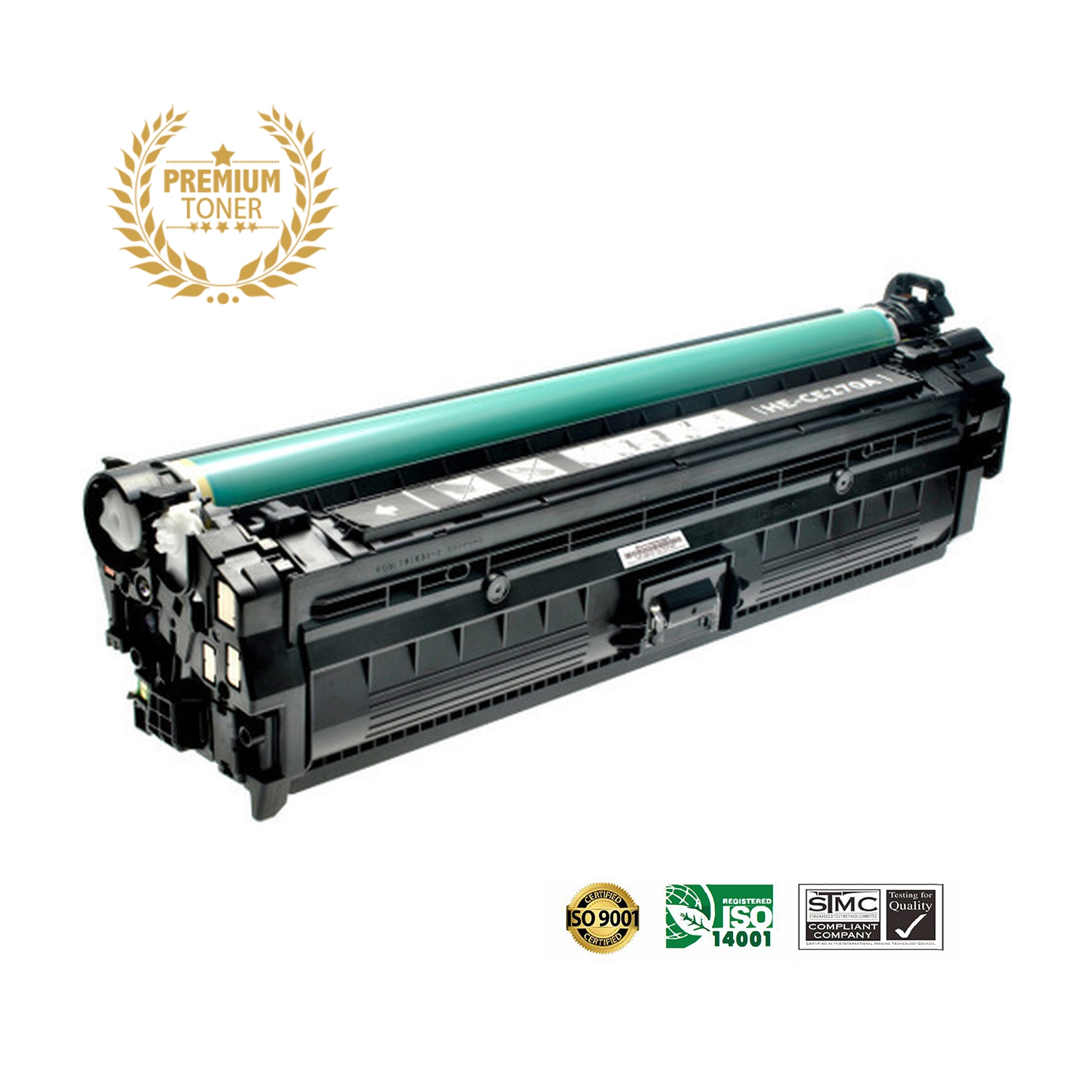 Ultra Toner™ Superior Remanufactured HP 650A Black Toner Cartridge Premium Quality！