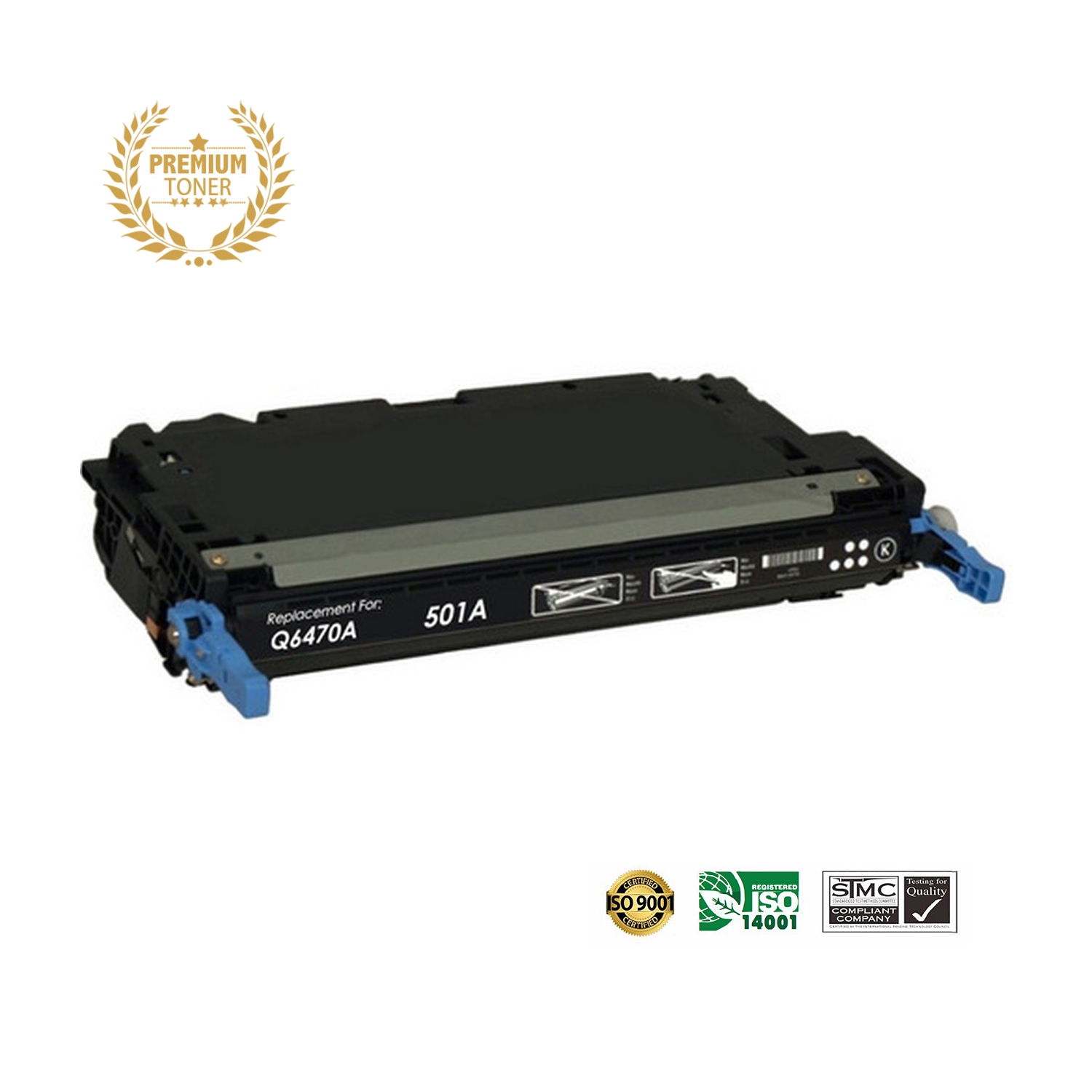 Ultra Toner™ Superior HP 501A Black Toner Cartridge Premium Quality！