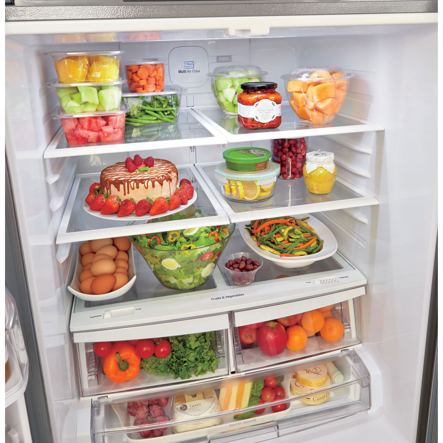 LG 30" 21.8 Cu. Ft. French Door Refrigerator - Stainless Steel