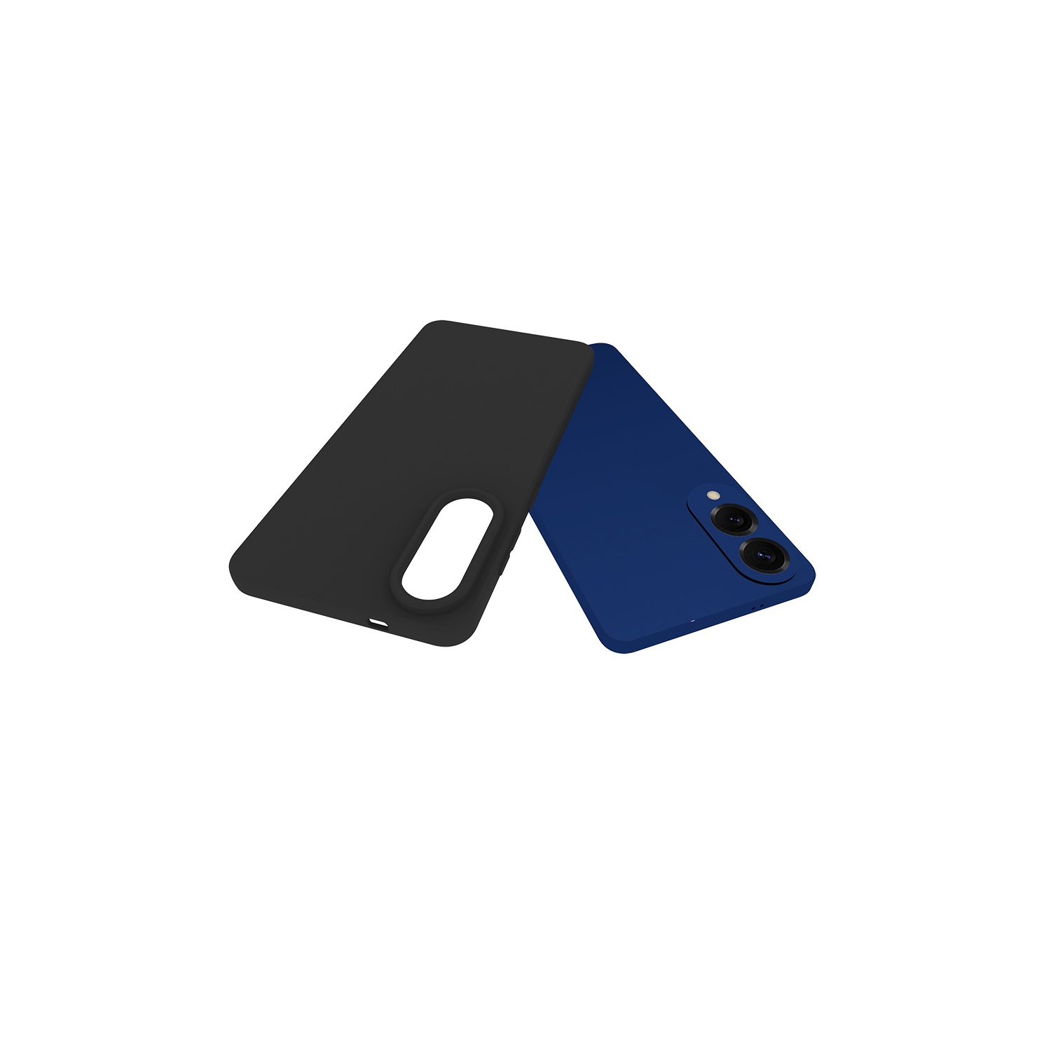 TopSave – Étuis minces en caoutchouc souple et gel souple noir mat pour Samsung Galaxy S25 Edge/S25 Slim