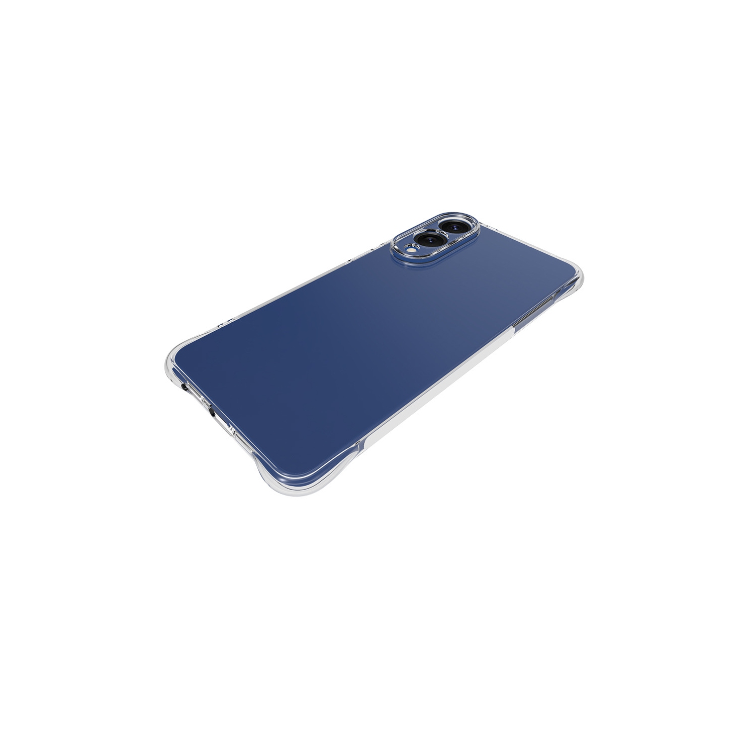 TopSave – Étui en gel souple en caoutchouc pour Samsung Galaxy S25 Edge/S25 Slim, transparent