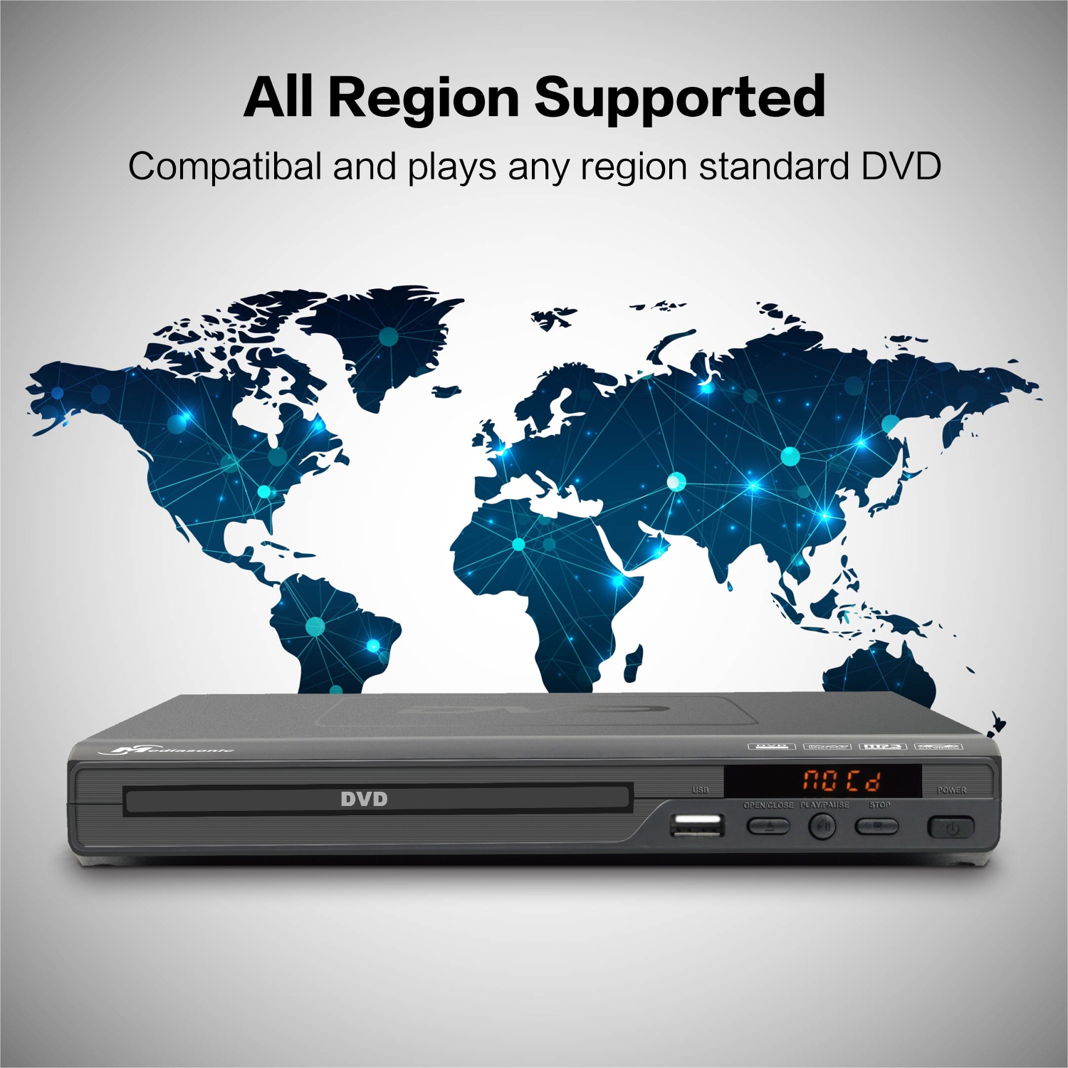 Mediasonic DVD Player – All Region DVD Players w/ HDMI / AV