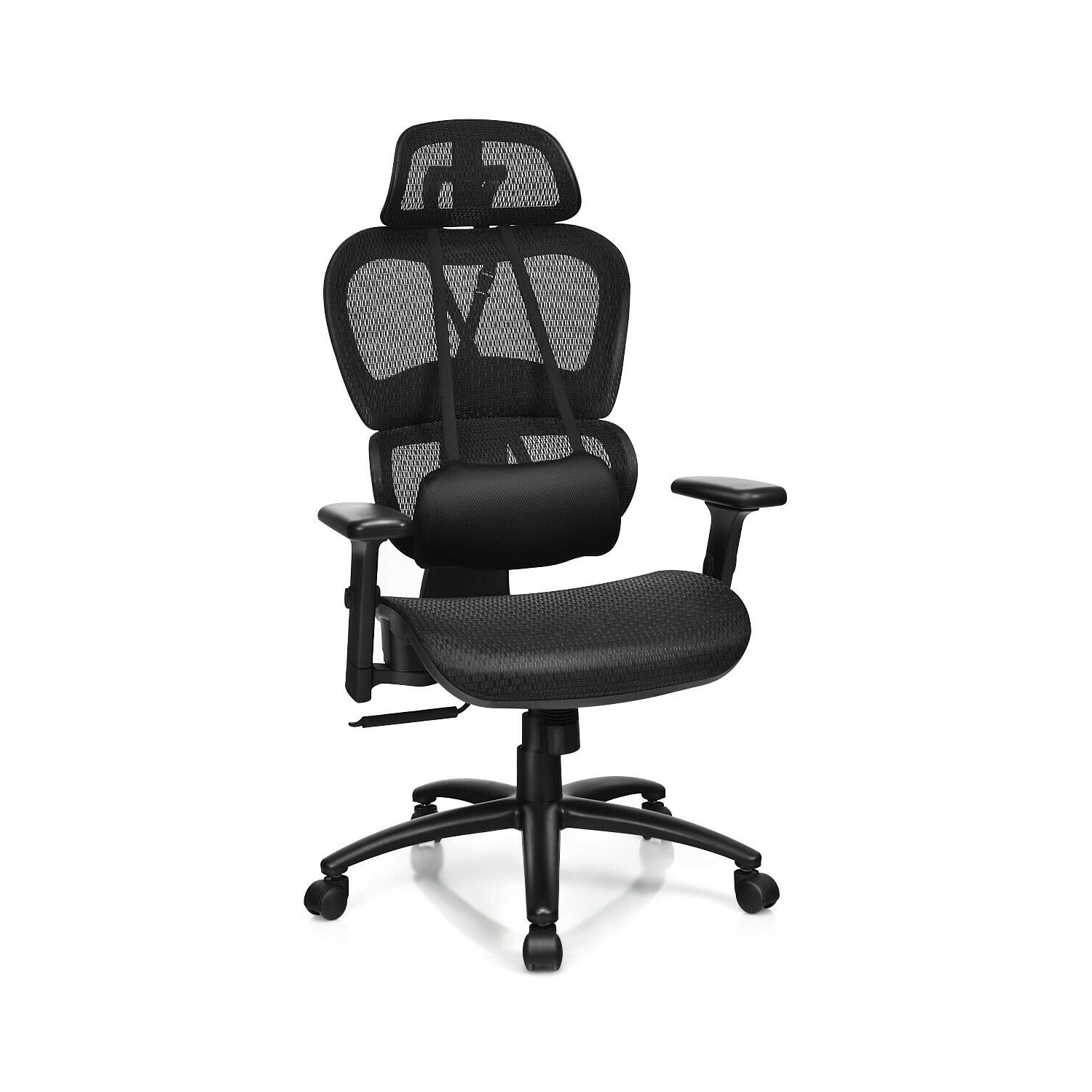 weber high back mesh chair with headrest
