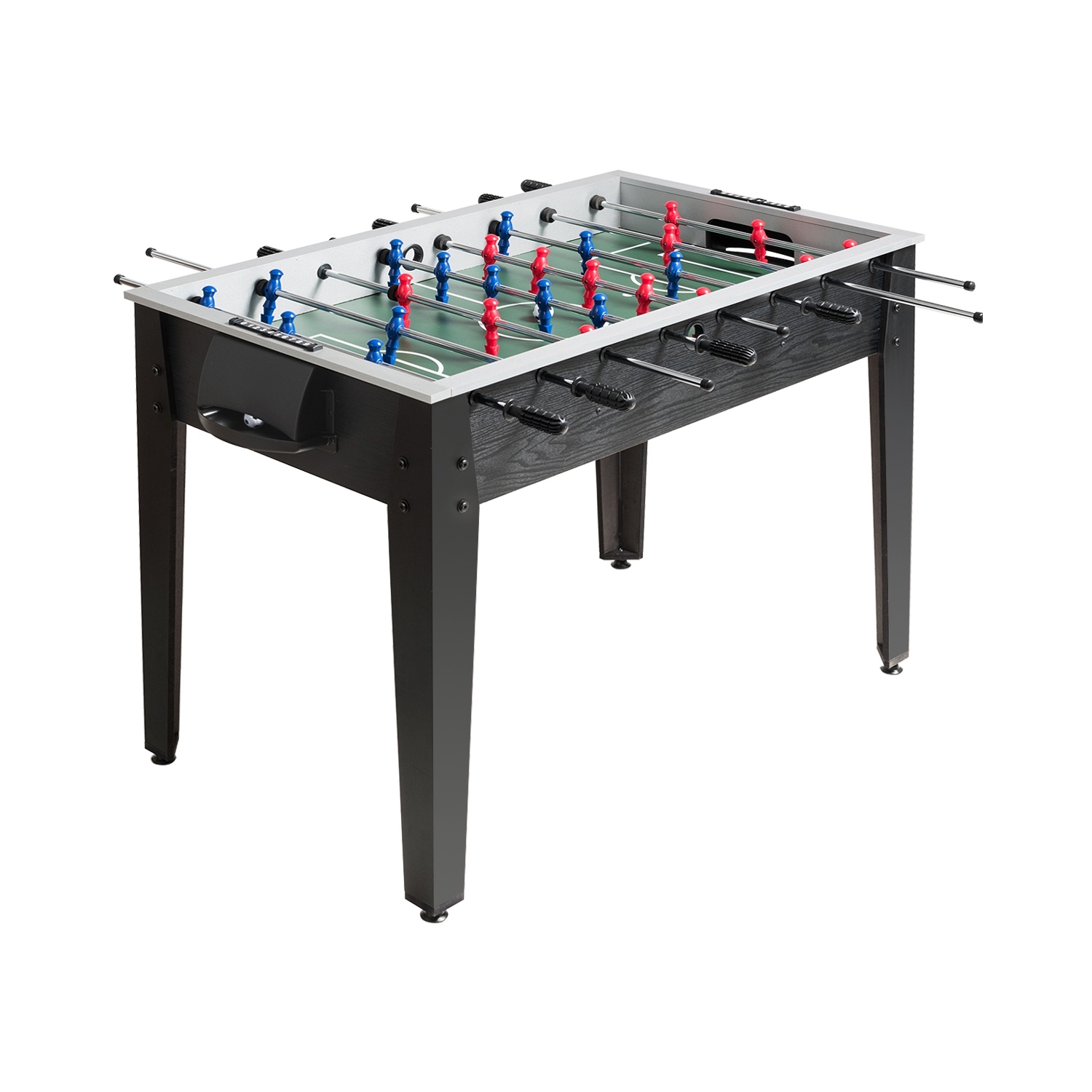 Gymax 48'' Competition Sized Wooden Soccer Football Table Adults & Kids Home Recreation