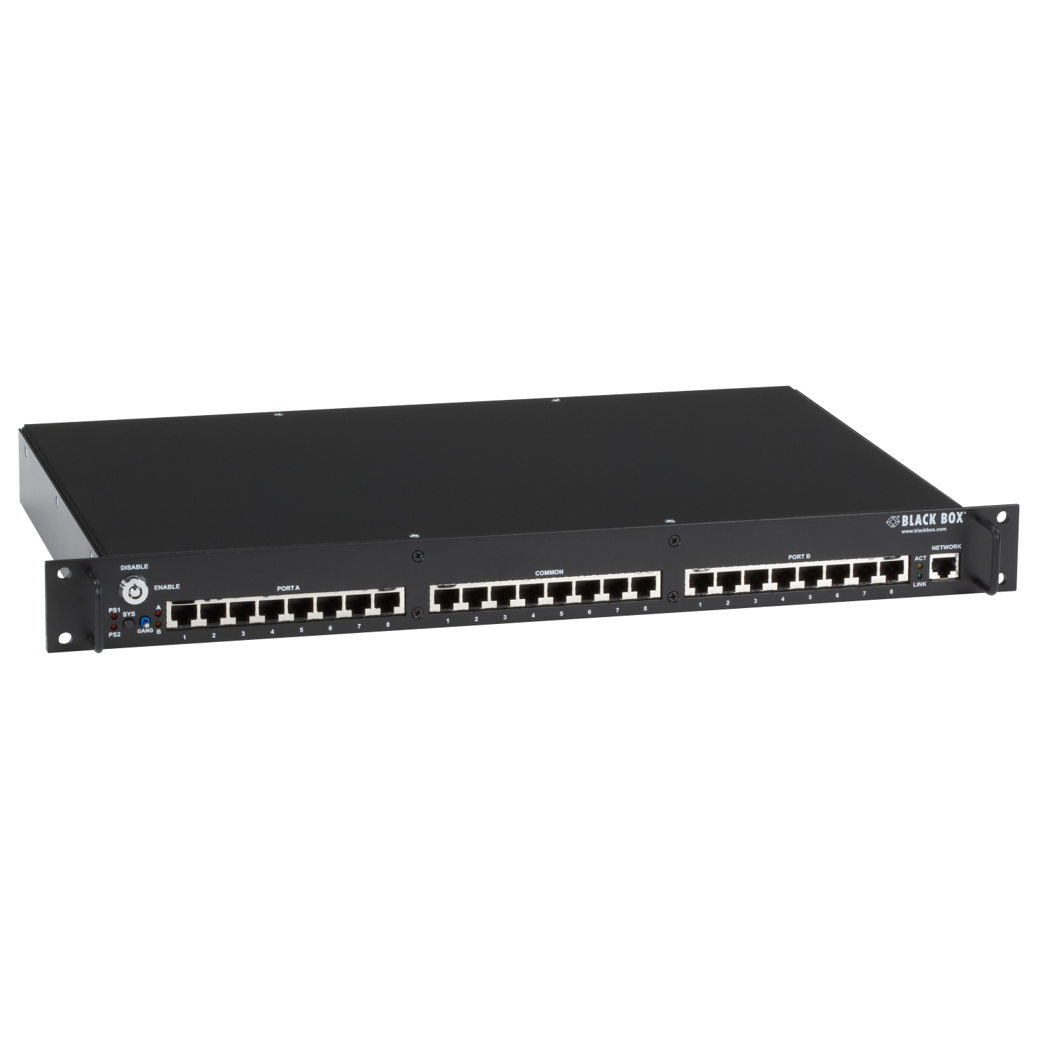 Black Box Rackmount 24-port Gang Switch