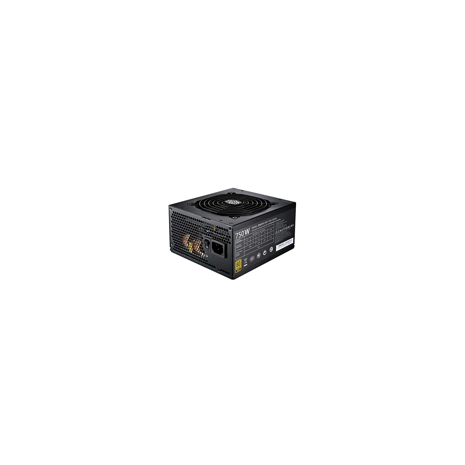 Cooler Master MPY-7501-AFAAG-US MWE 750 Gold Full Modular, 80+ Gold Certified 750W Power Supply, 5 Year Warranty