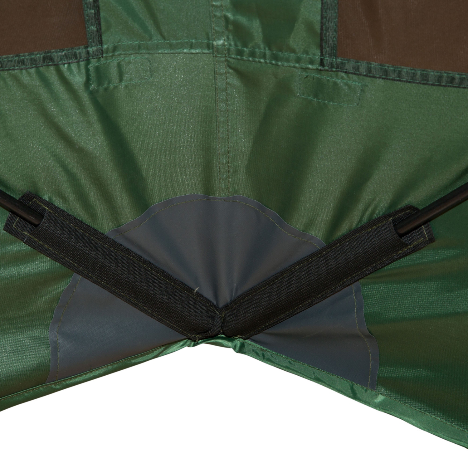 Tente à moustiquaire hexagonale Outsunny de 12 x 12 pi, abri de camping automatique Auvent de pique-nique extérieur avec parois en filet et sac de