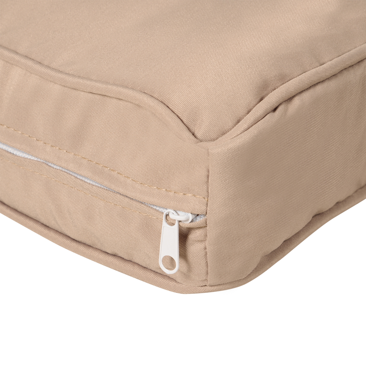 Outsunny 14Pcs Outdoor Cushion Covers, Patio Cushion Covers Replacement for Rattan Sofa Set - No Cushion Included, Light Yellow