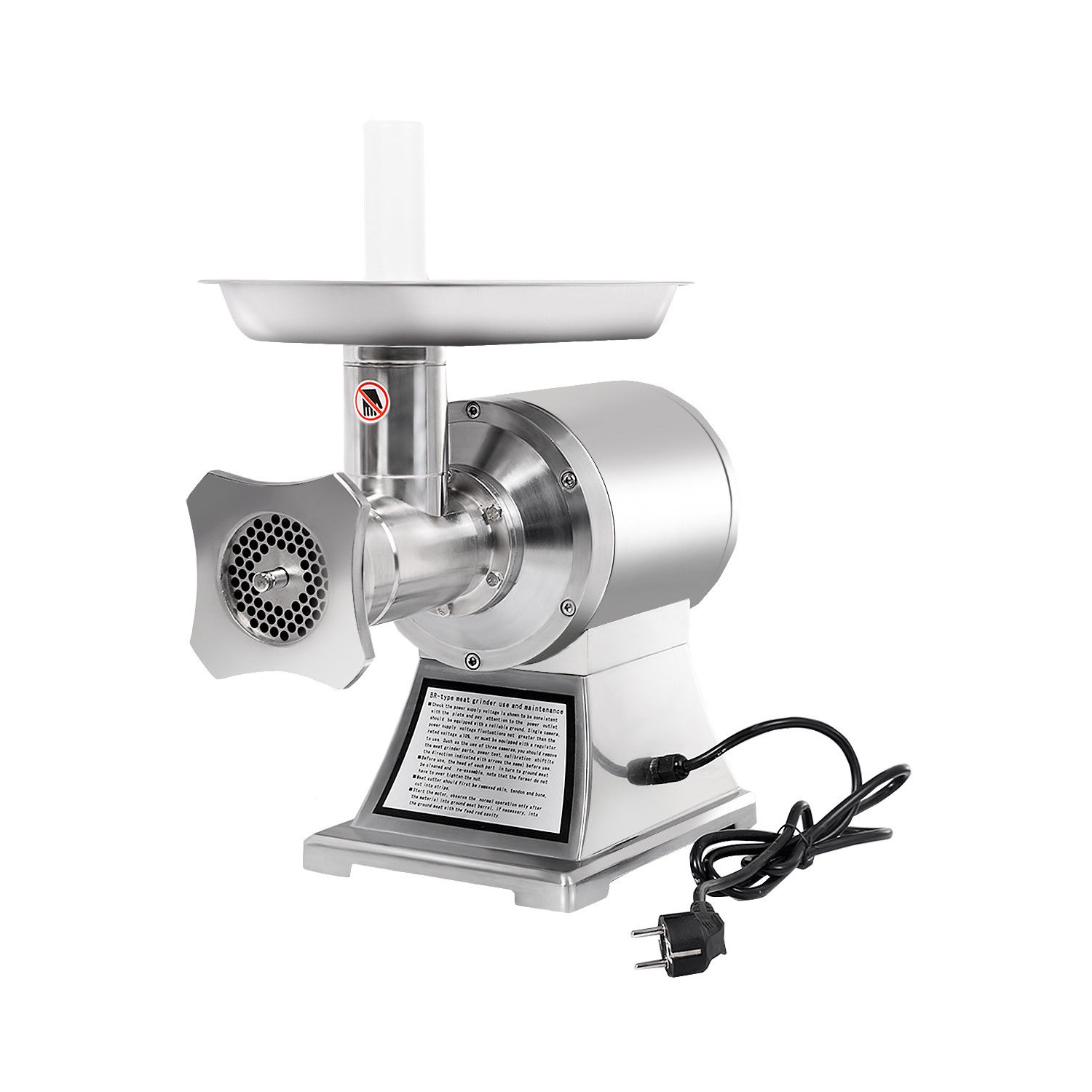 Gymax Commercial 1.5HP Electric Meat Grinder 1100W Stainless Steel Heavy Duty #22