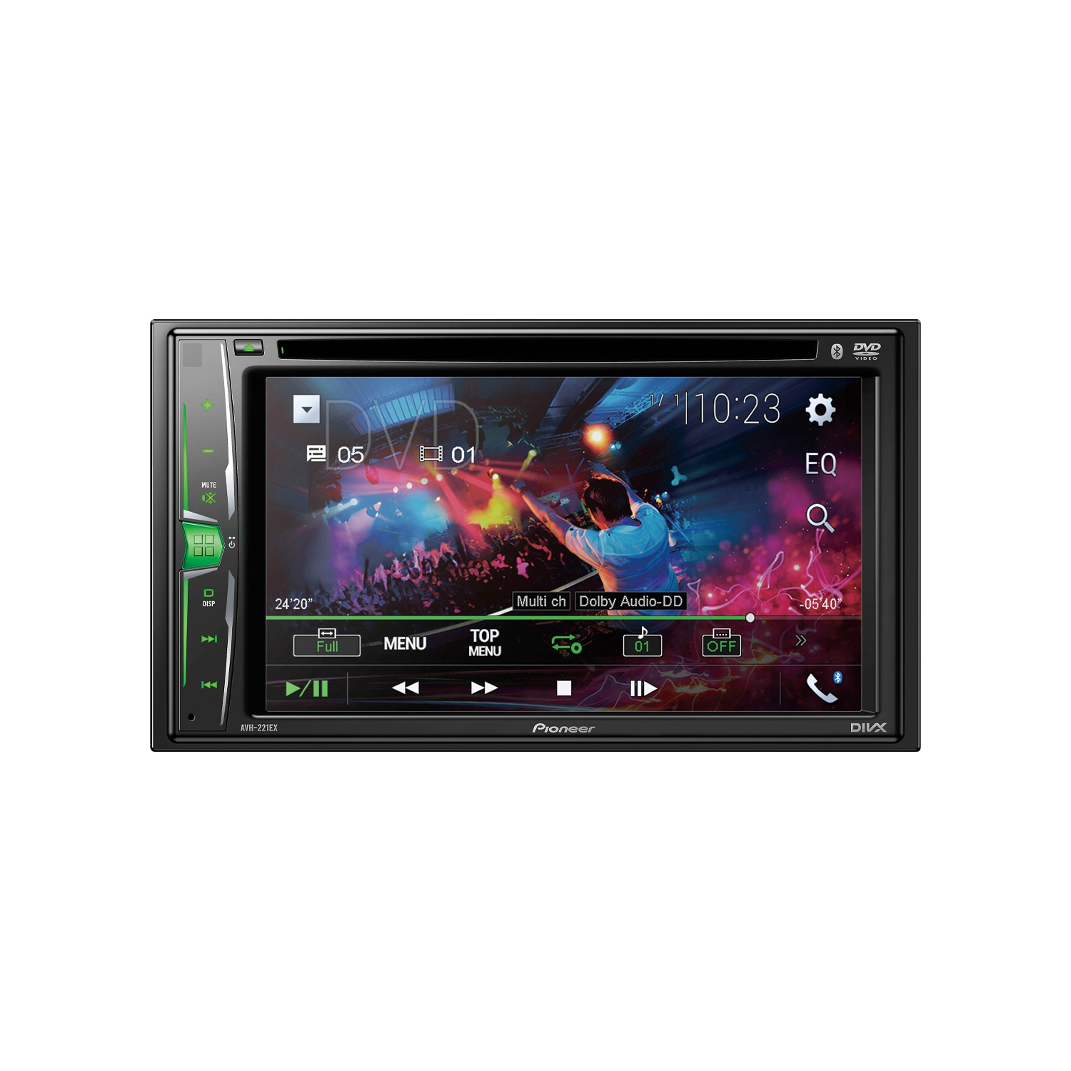 Pioneer AVH-221EX Multimedia DVD-Receiver