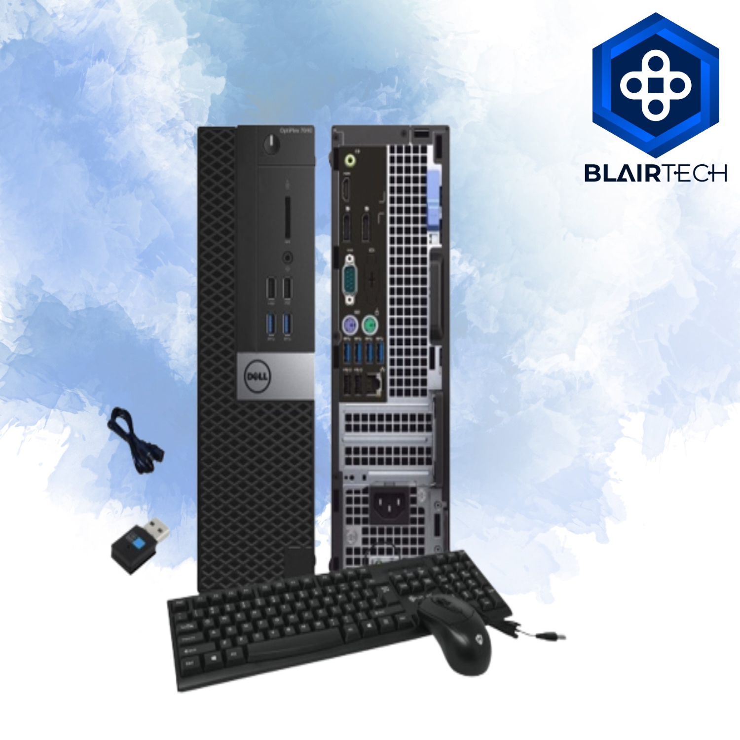 Dell Optiplex 7040 SFF i5-6500 8 GB RAM 512 SSD DVDRW Wins 10 Pro Refurbished