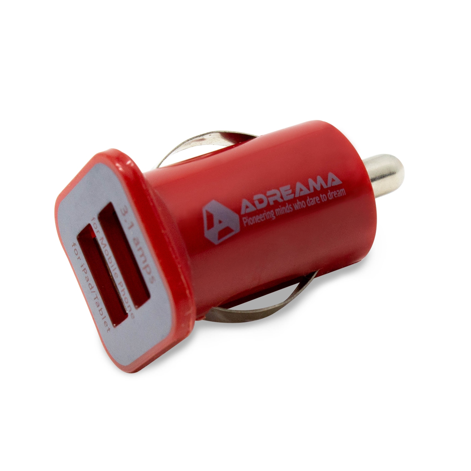 Adreama 2 Port Car Charger - Red