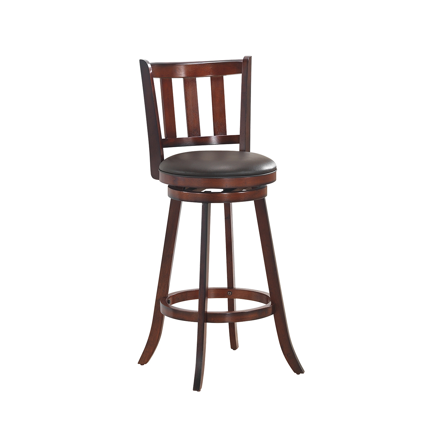 Costway Set of 4 31'' Swivel Bar stool Leather Padded Dining Kitchen Pub Bistro Chair